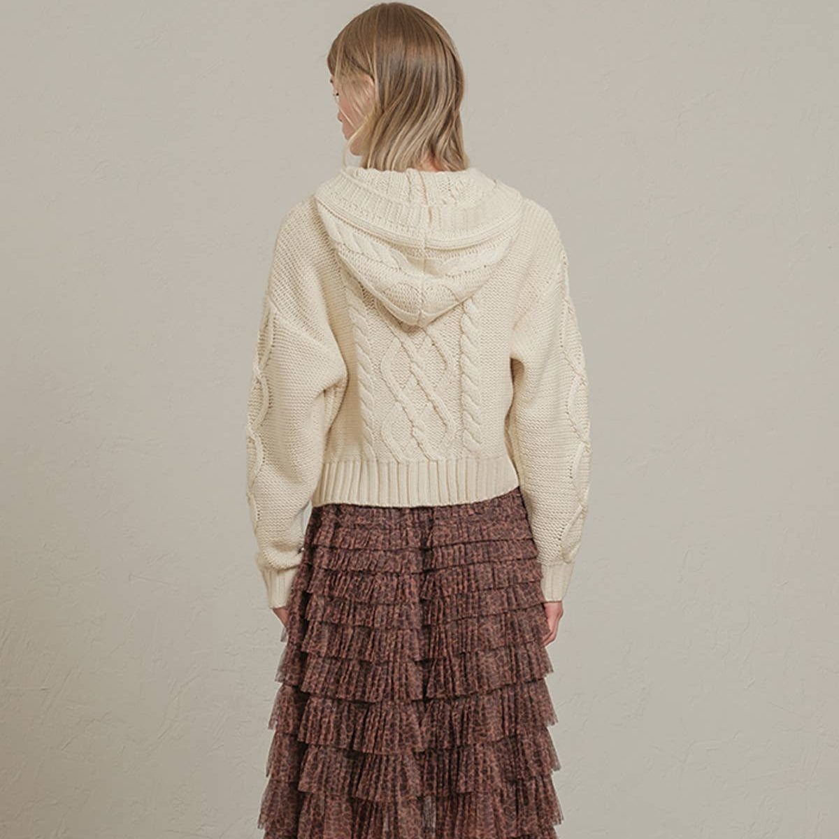 RAISONNEL - Hoodie toggle sweater cardigan - RSW1125