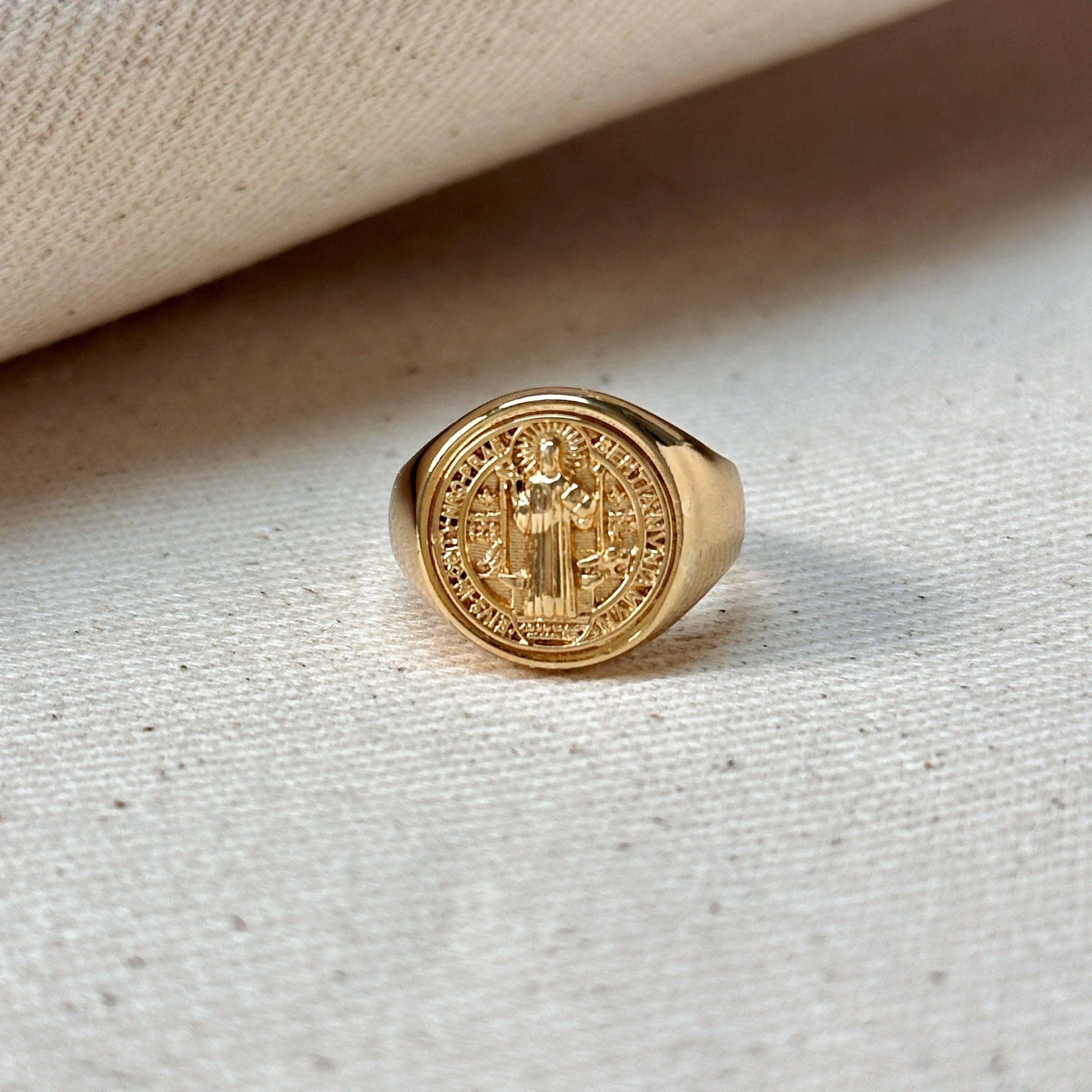 Saint Benedict Signet Ring Rings