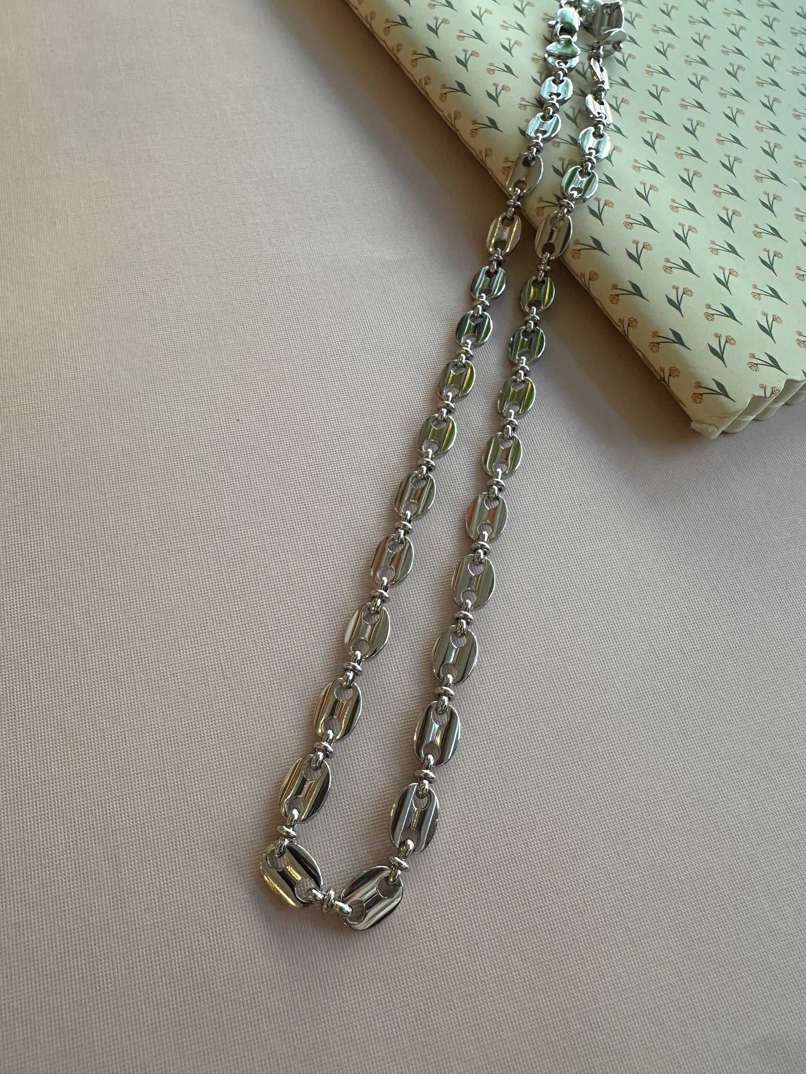 Silver Mariner Chain Necklaces