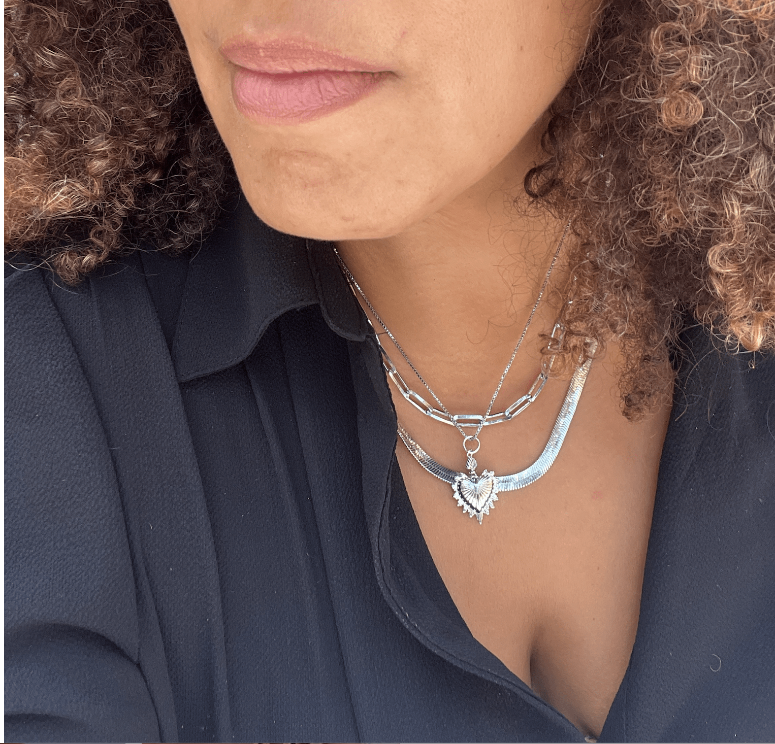 Silver Sagrado Necklace Trio Set Necklaces