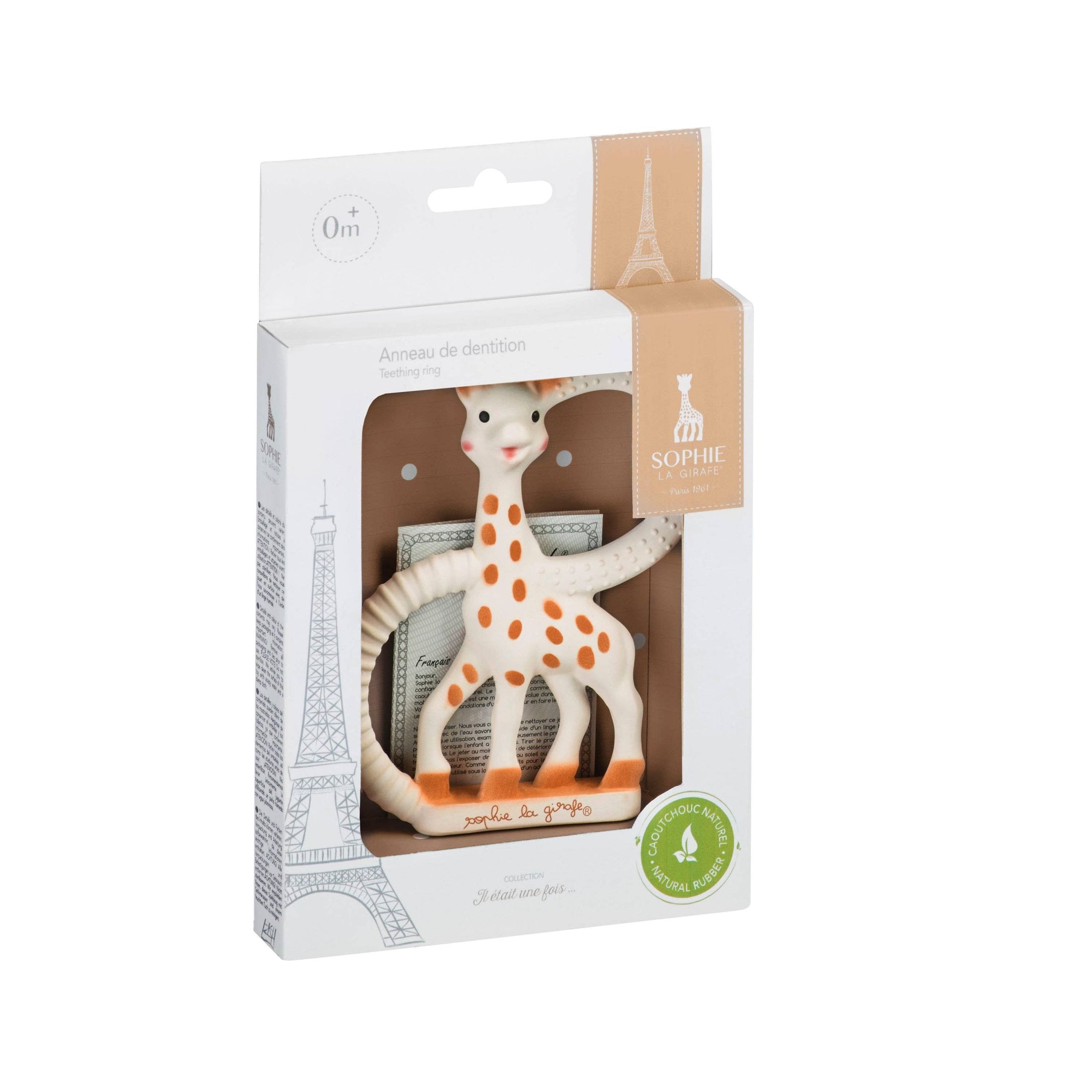 Sophie la Girafe by Calisson Toys. - Sophie la girafe Teething Ring white box