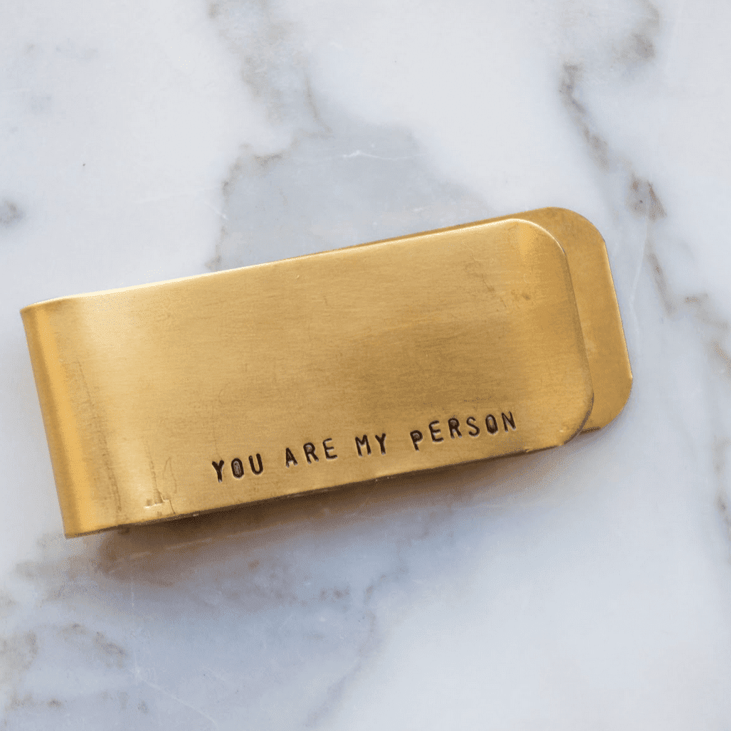 Stamped Money Clip Bags + Pouches