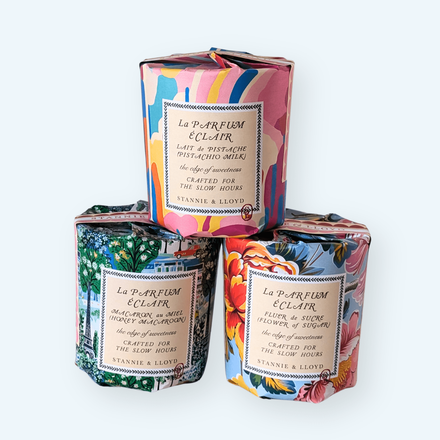 Stannie & Lloyd - Gift Wrap Candle - Happy Abstract