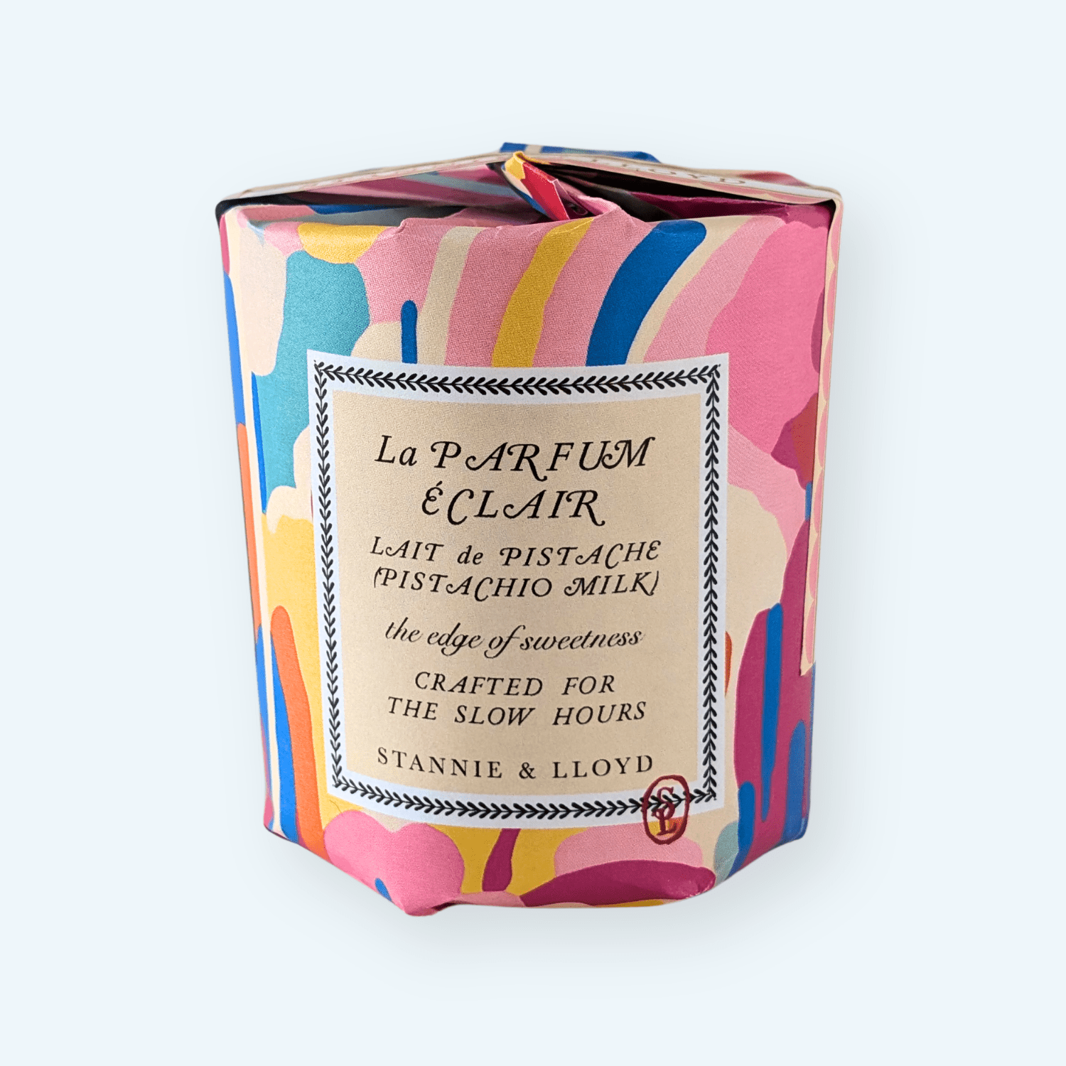 Stannie & Lloyd - Gift Wrap Candle - Happy Abstract