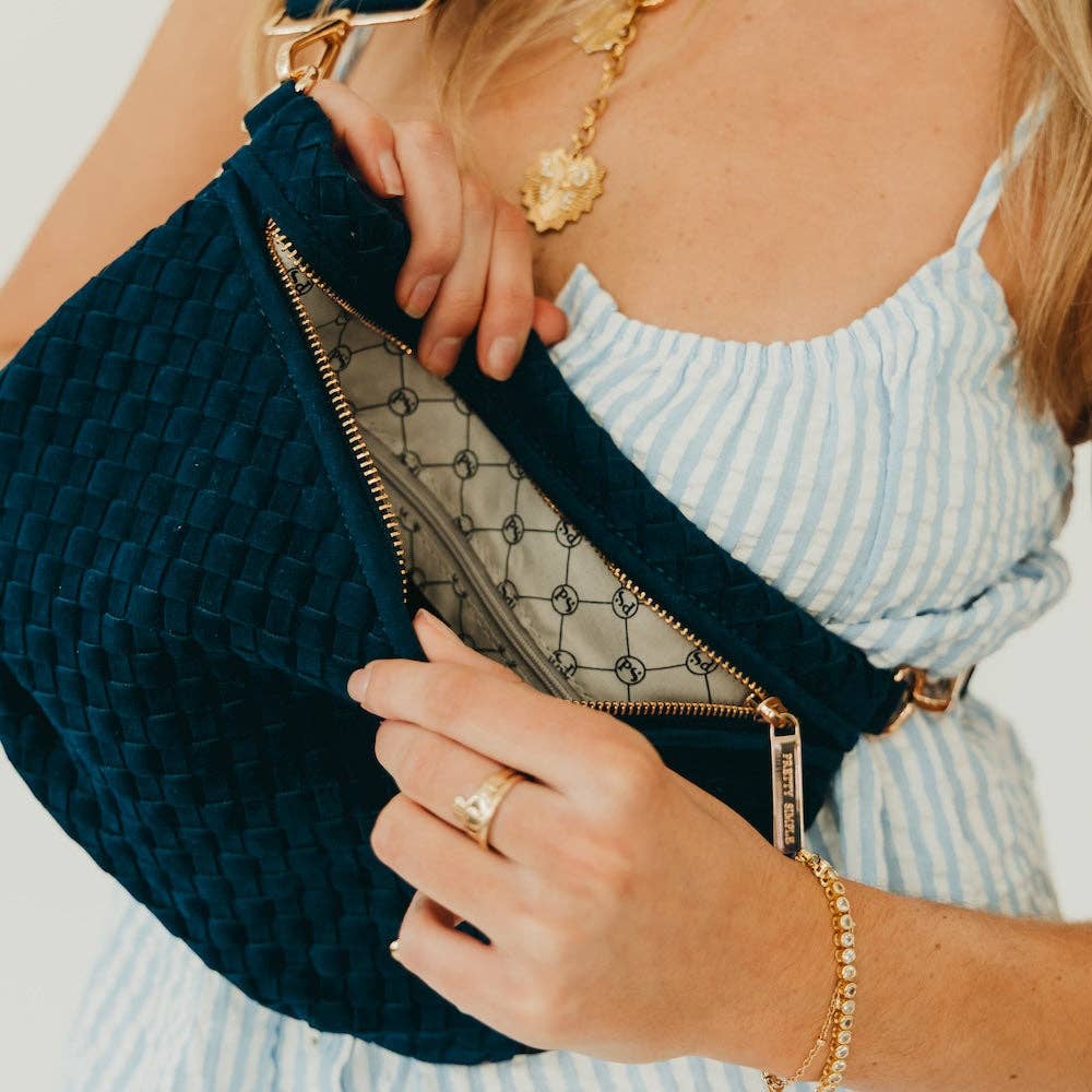 Suede Westlyn Woven Bum Bag Bags + Pouches
