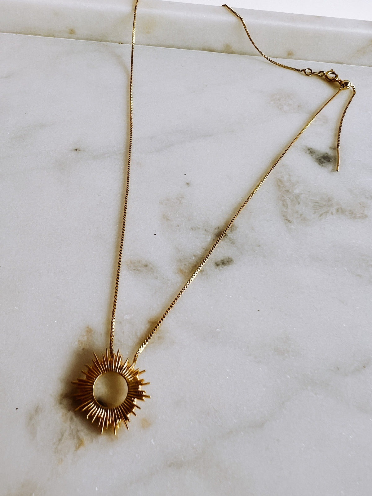 Sunburst Necklace | Gold or Silver Necklaces