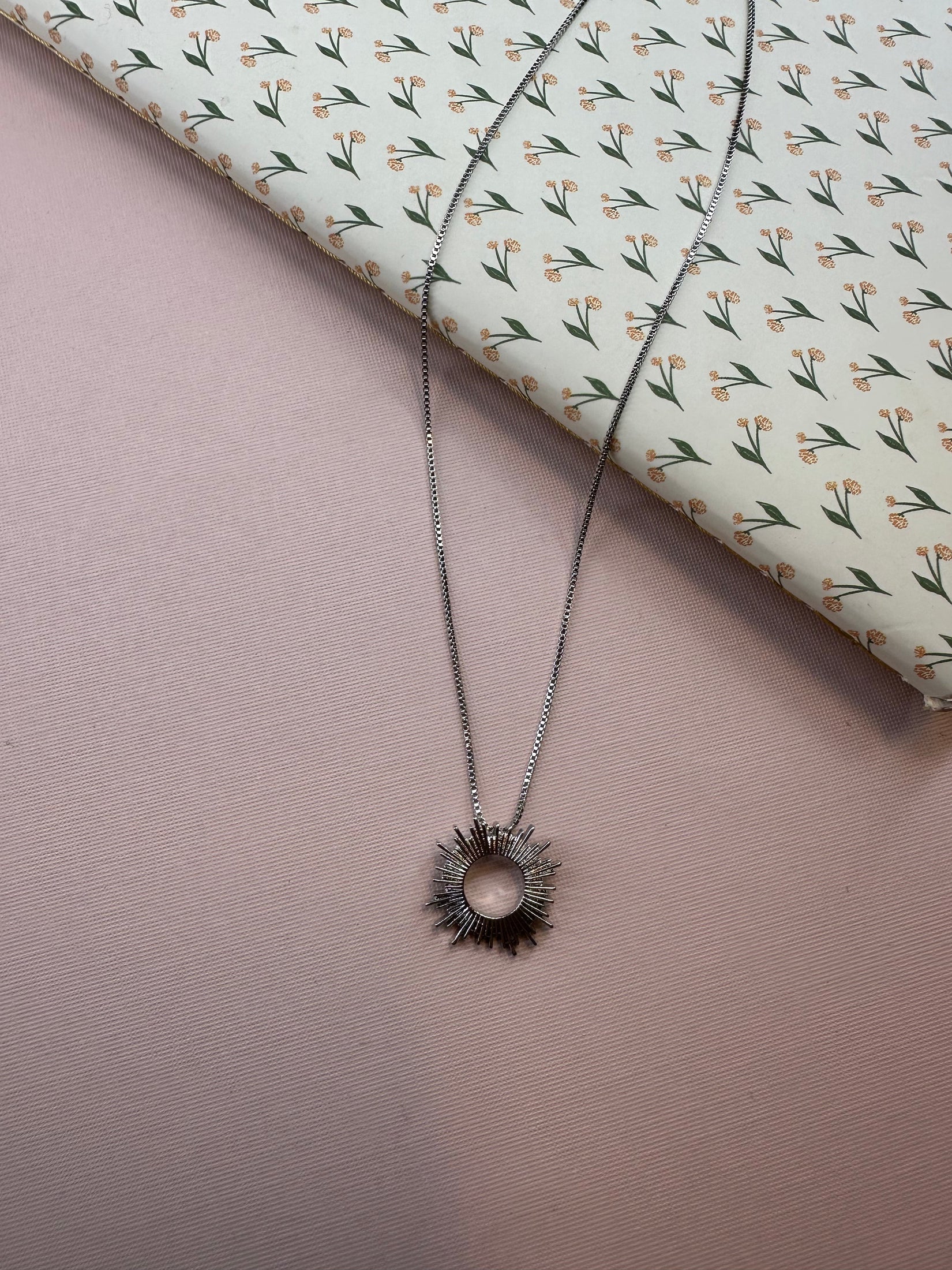 Sunburst Necklace | Gold or Silver Necklaces