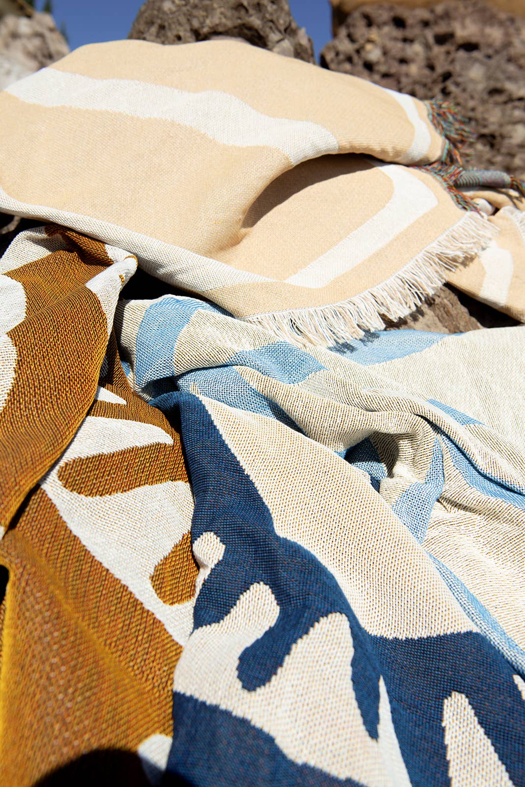 Sundream - Paradise Heritage Woven Throw - Rust - Summer Beach Throw
