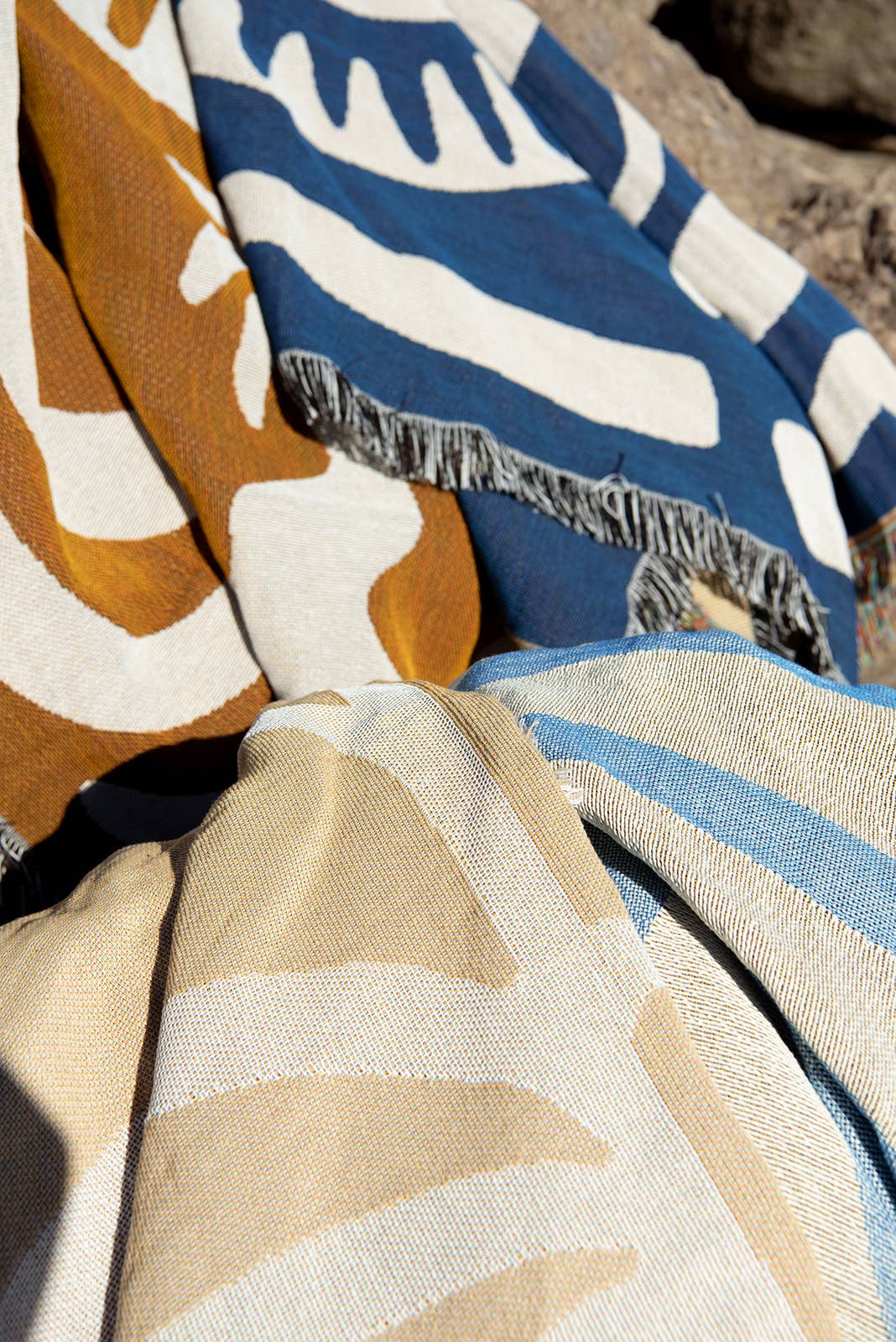 Sundream - Paradise Heritage Woven Throw - Rust - Summer Beach Throw