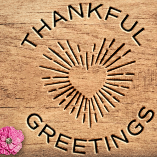 Thankful Greetings - 2" Matches + Mini Cloche - Colors of Your Choice + Strikers