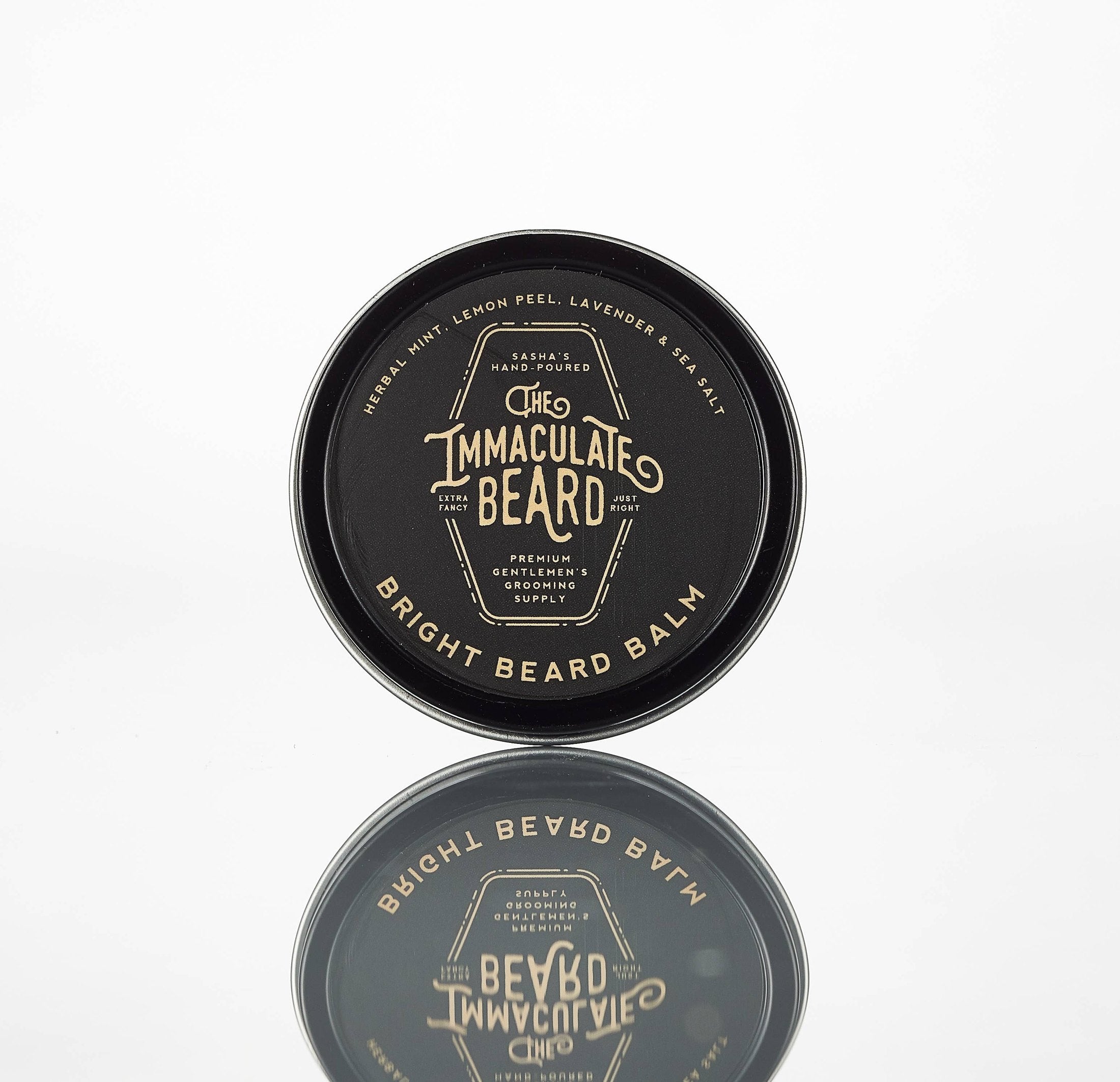 The Immaculate Beard - Beard Oil BRIGHT spearmint eucalyptus lemon peel sea air