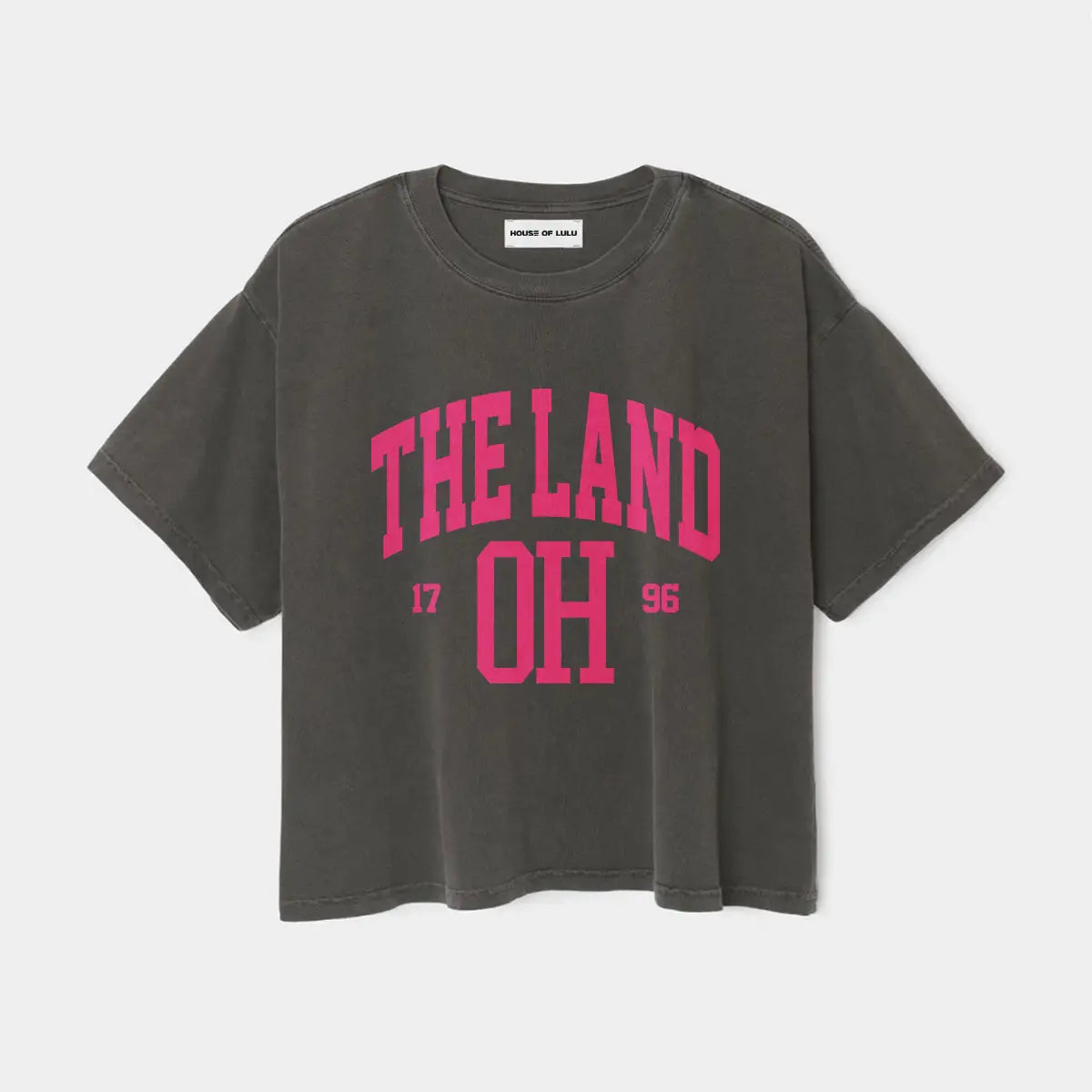 The Land Garment Dye Crop Tee Tops