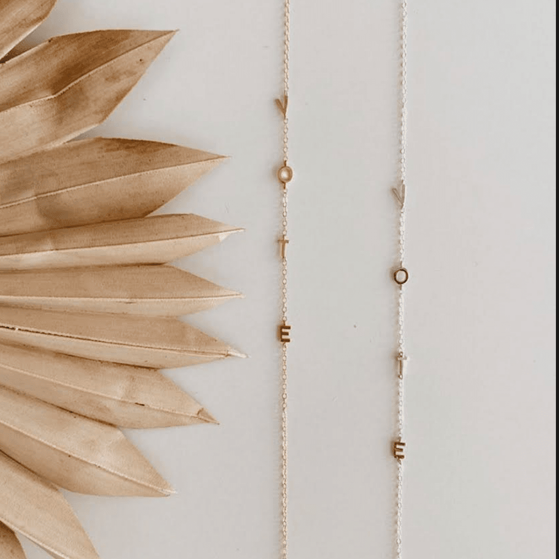 VOTE Mini Initial Necklace Necklaces