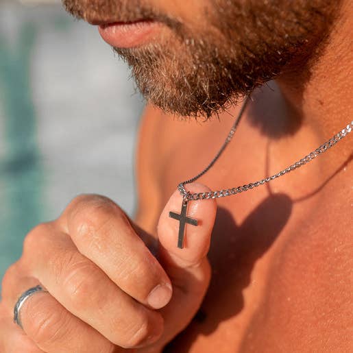 We Are All Smith - Waterproof Stainless Steel Cross For Men