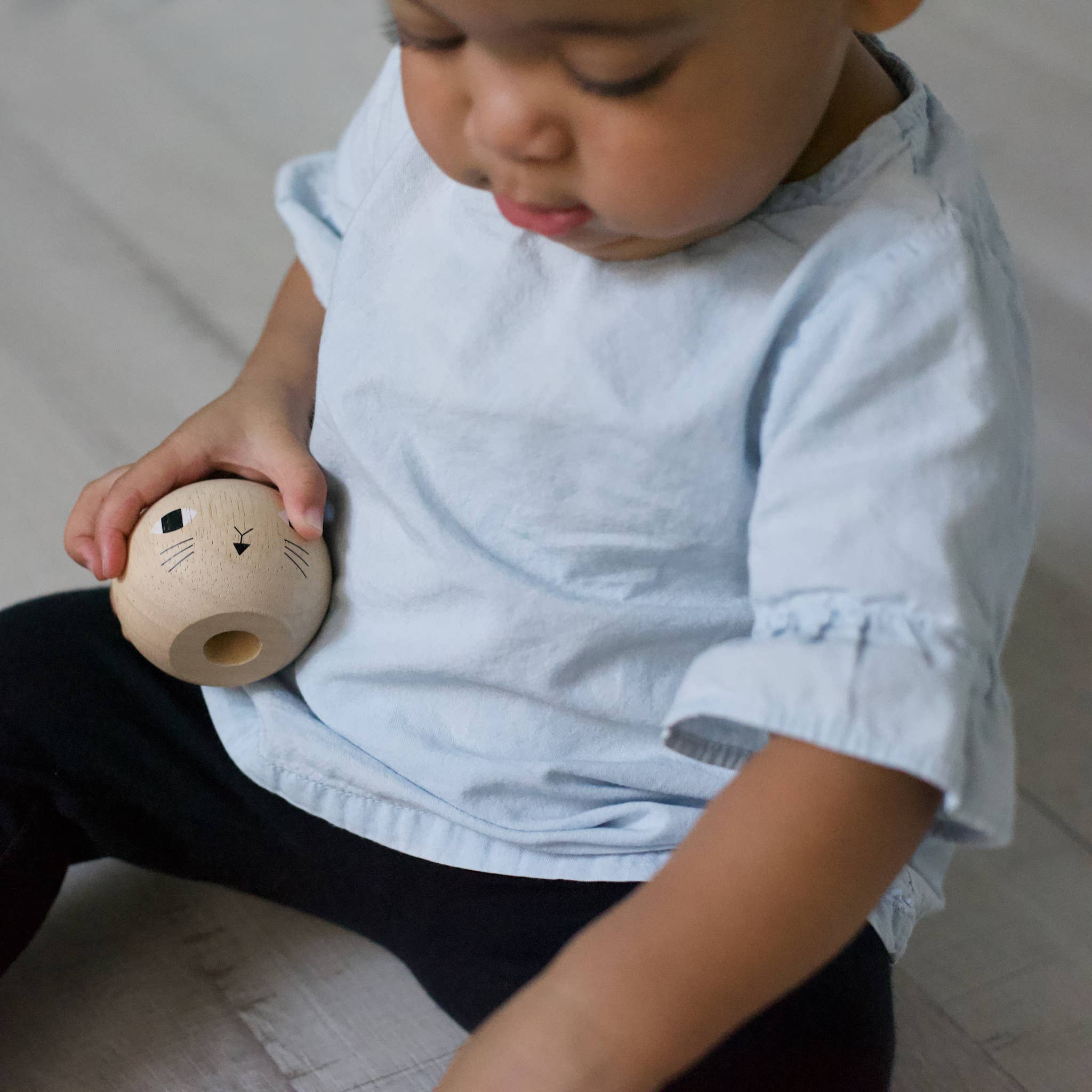 Wee Gallery - WOOD STACKER - CAT