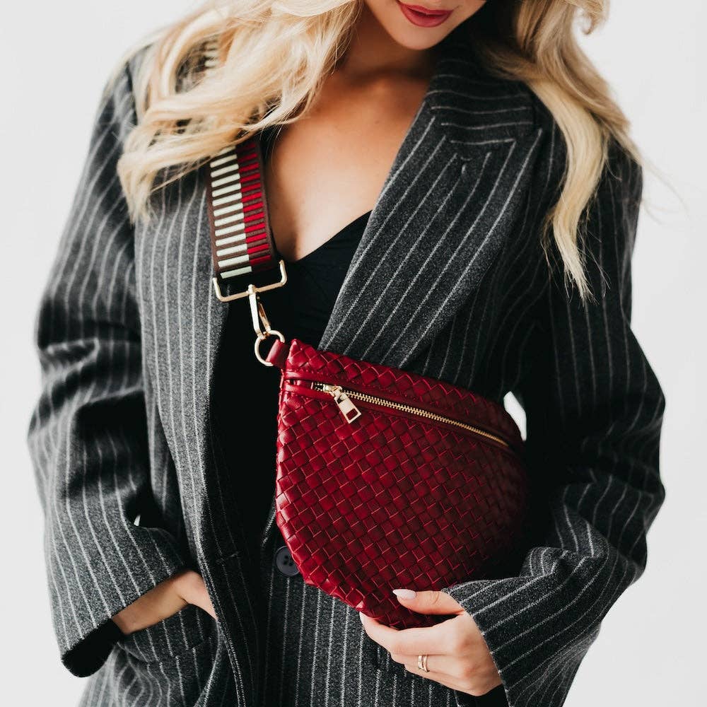 Westlyn Woven Crossbody Bag Bags + Pouches