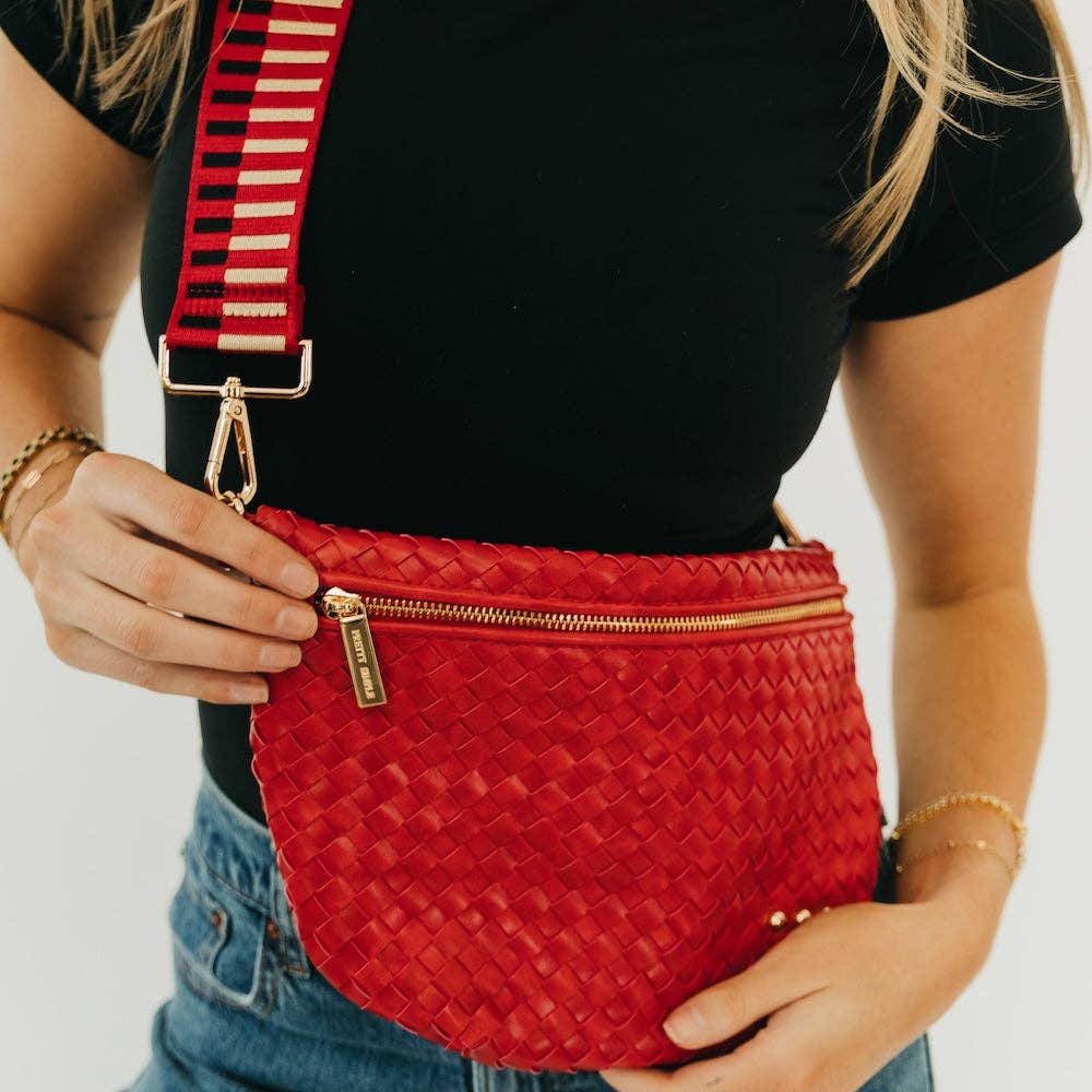 Westlyn Woven Crossbody Bag Bags + Pouches