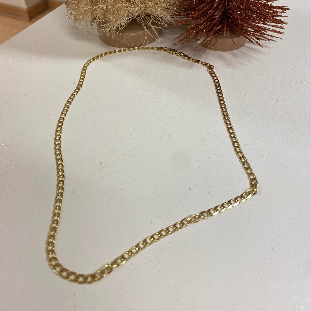 18k Gold Filled Cuban Link Chain Necklaces