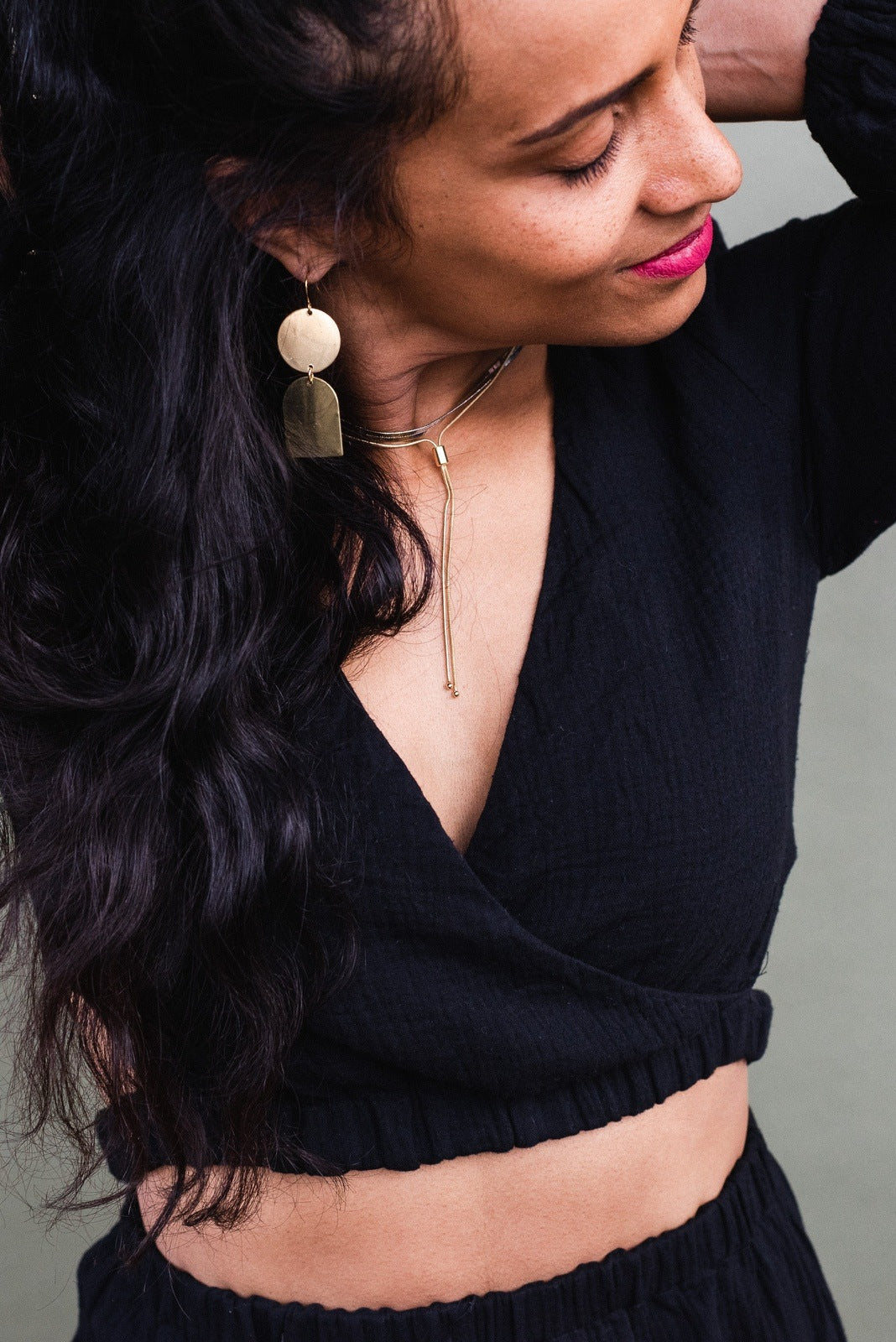 Adjustable Box Chain Bolo Tie Necklaces