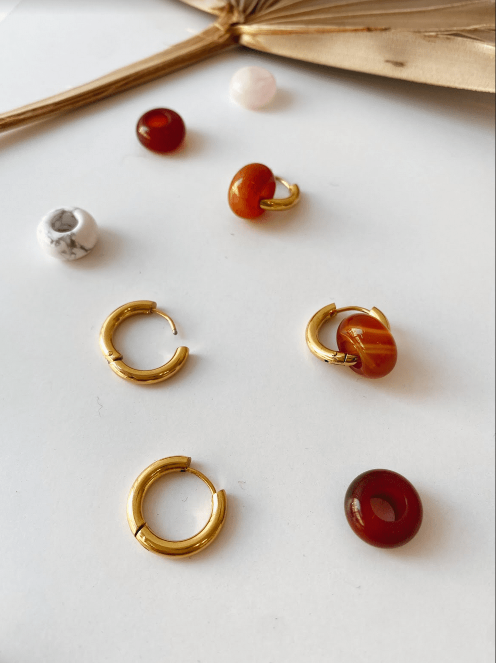 Aimée Hoop Earrings - Gold or Silver Earrings