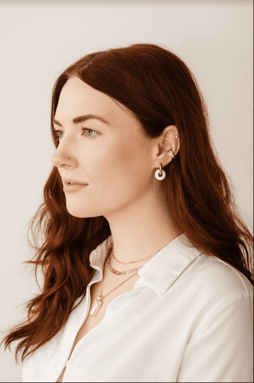 Aimée Hoop Earrings - Gold or Silver Earrings