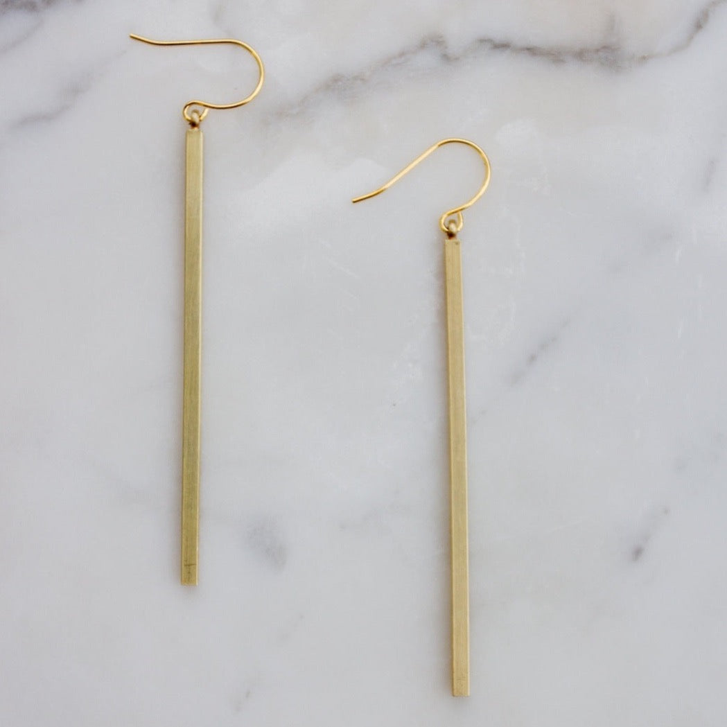 Bar Drop Earrings Earrings