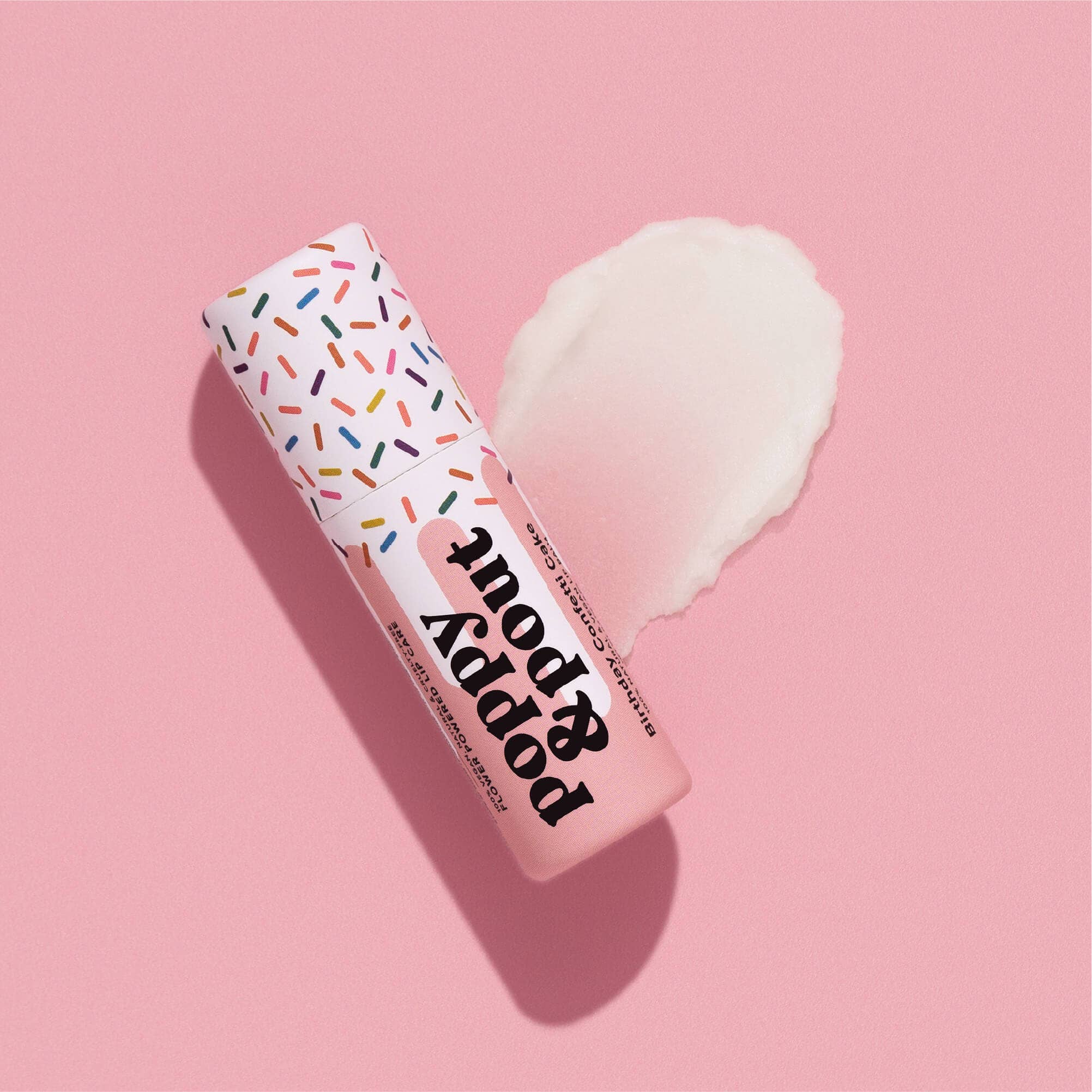 Birthday Confetti Cake Lip Balm - Pink Skin + Body