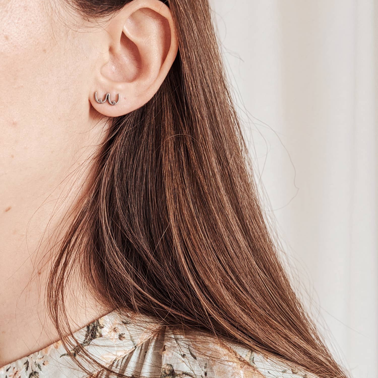 Boob stud earrings Earrings