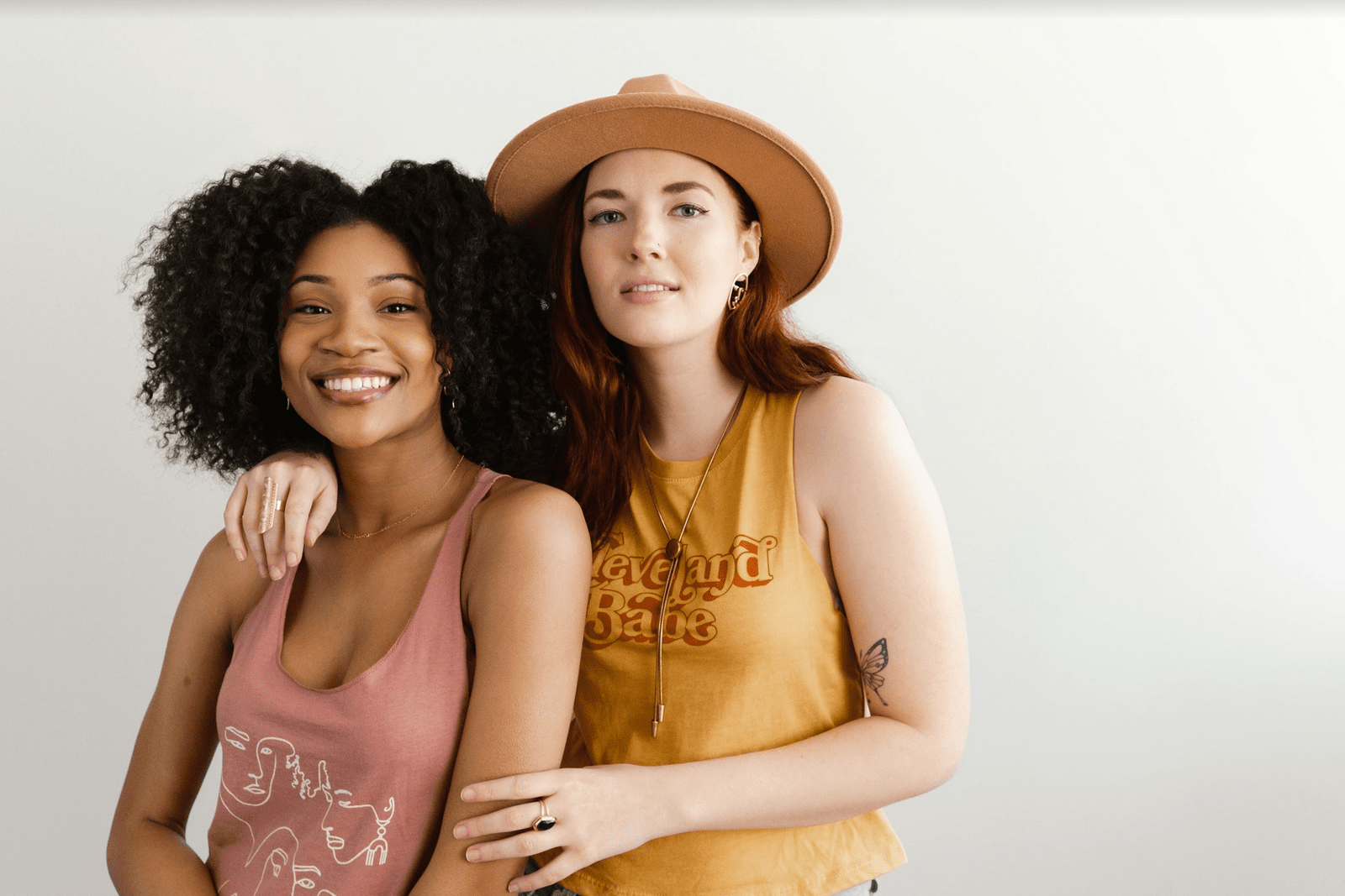 Cleveland Babe Cropped Tank // Mustard Tops