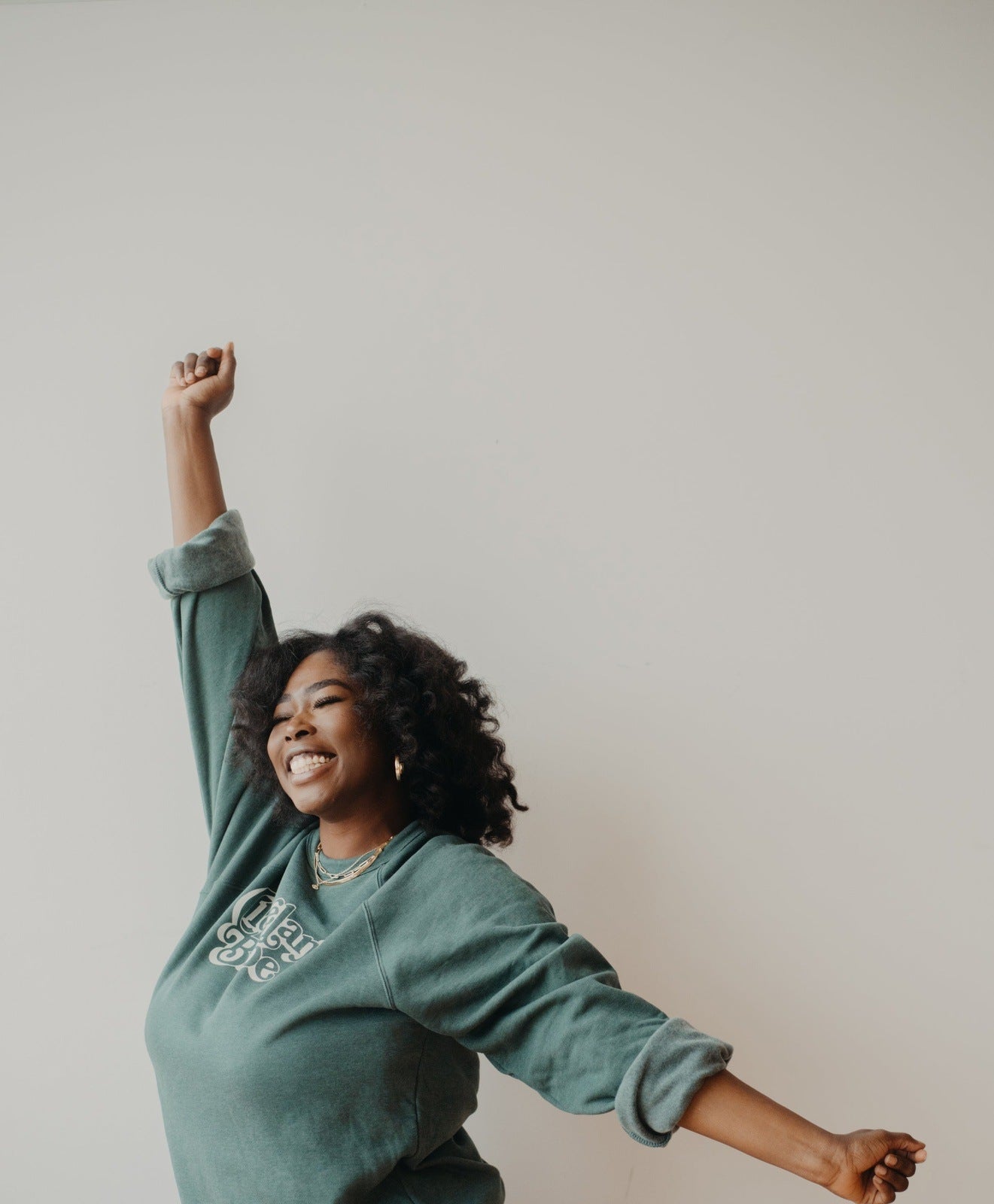 Cleveland Babe Sweatshirt in Heather Forest Sweatshirts