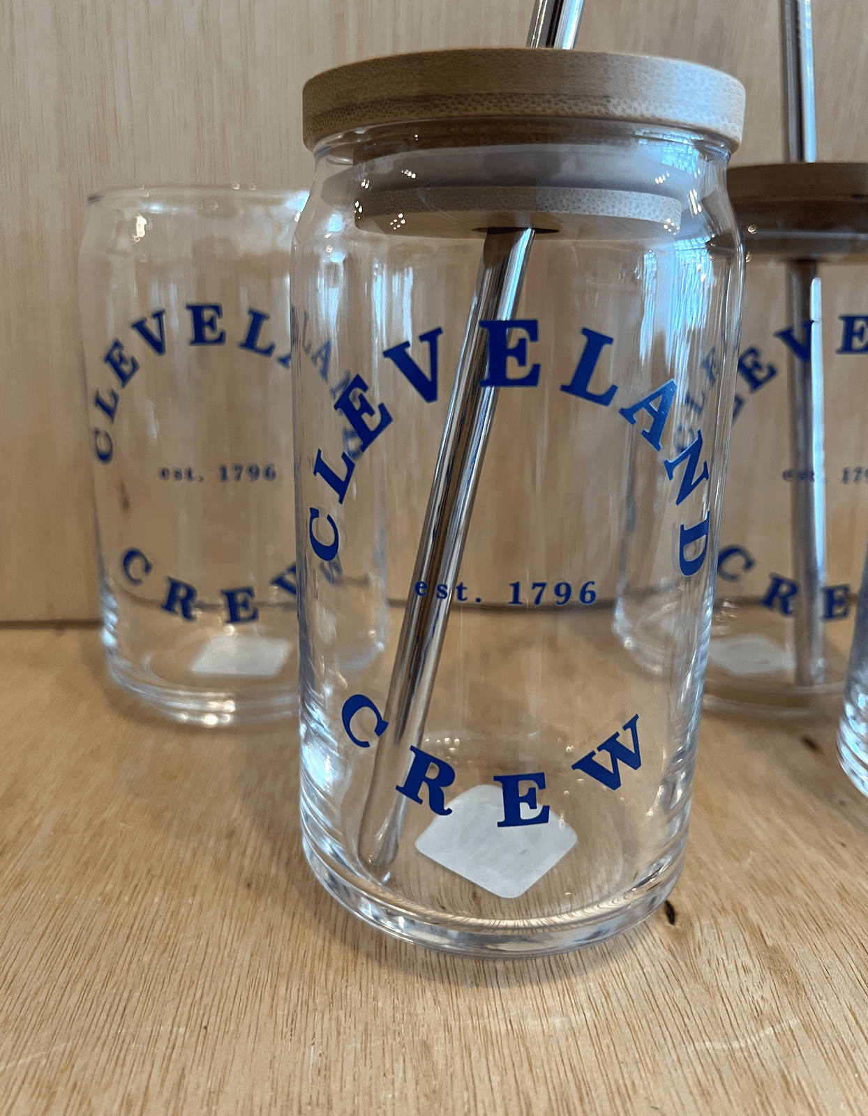 Cleveland Crew Glass Tumbler Kitchen + Drinkware