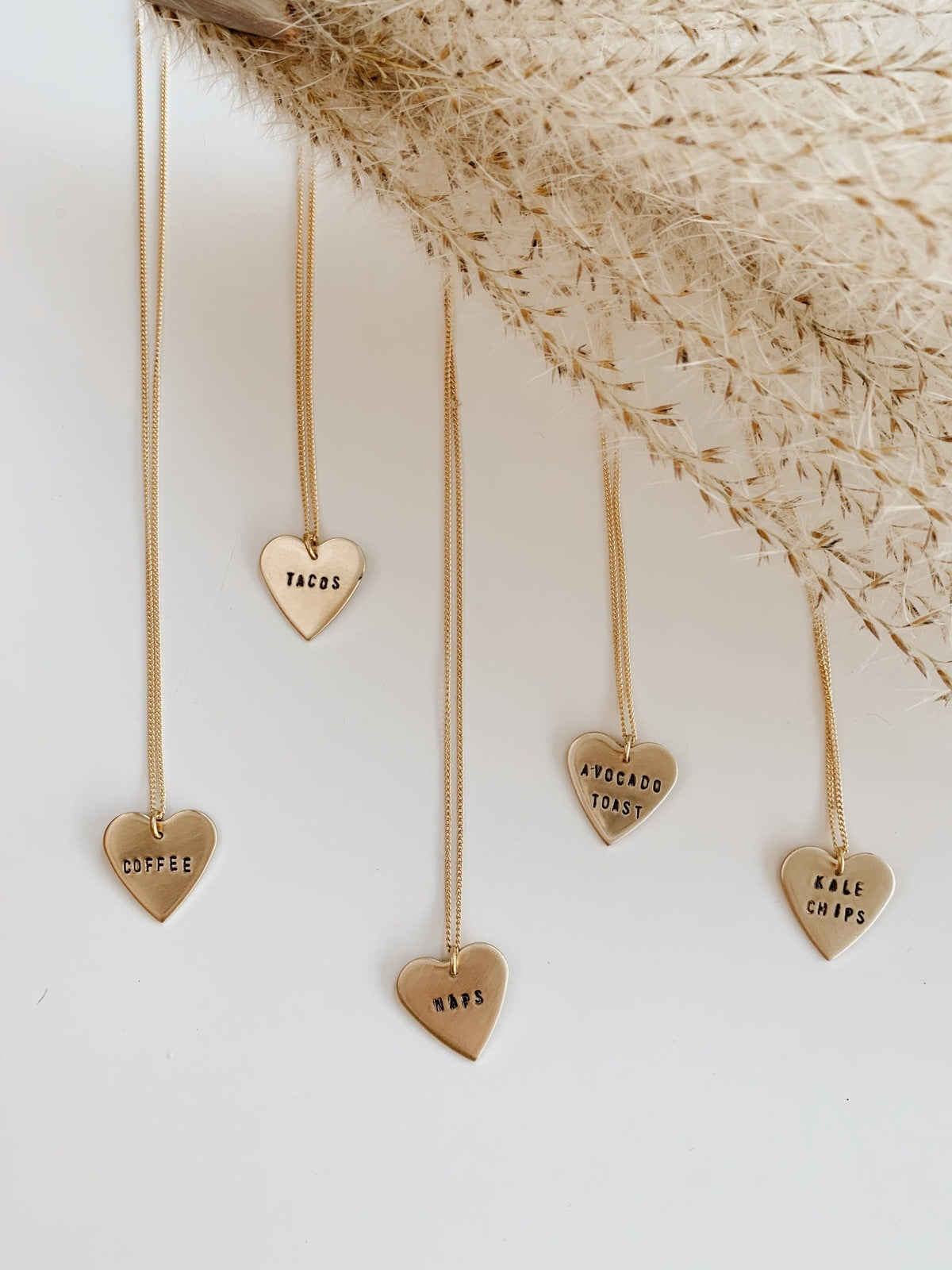 Custom 'Favorite Things' Heart Necklace Necklaces