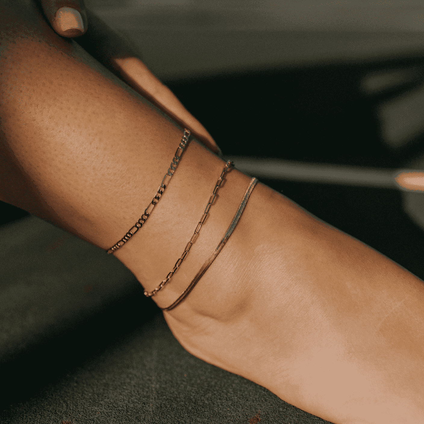 Dainty on sale ankle bracelet