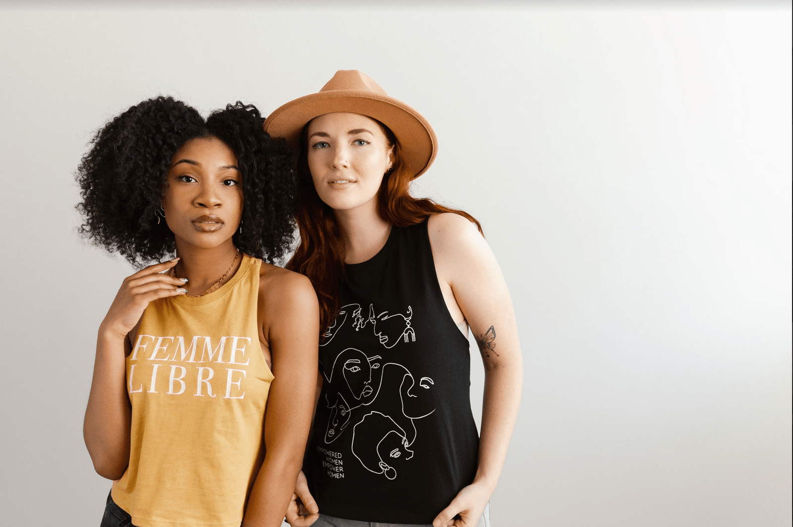 Femme Libre Cropped Tank // Mustard Tops