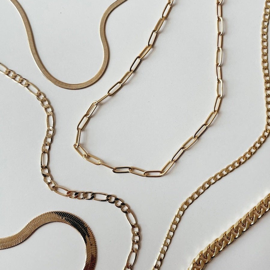 Gold Filled Essential Layering Chains Necklaces