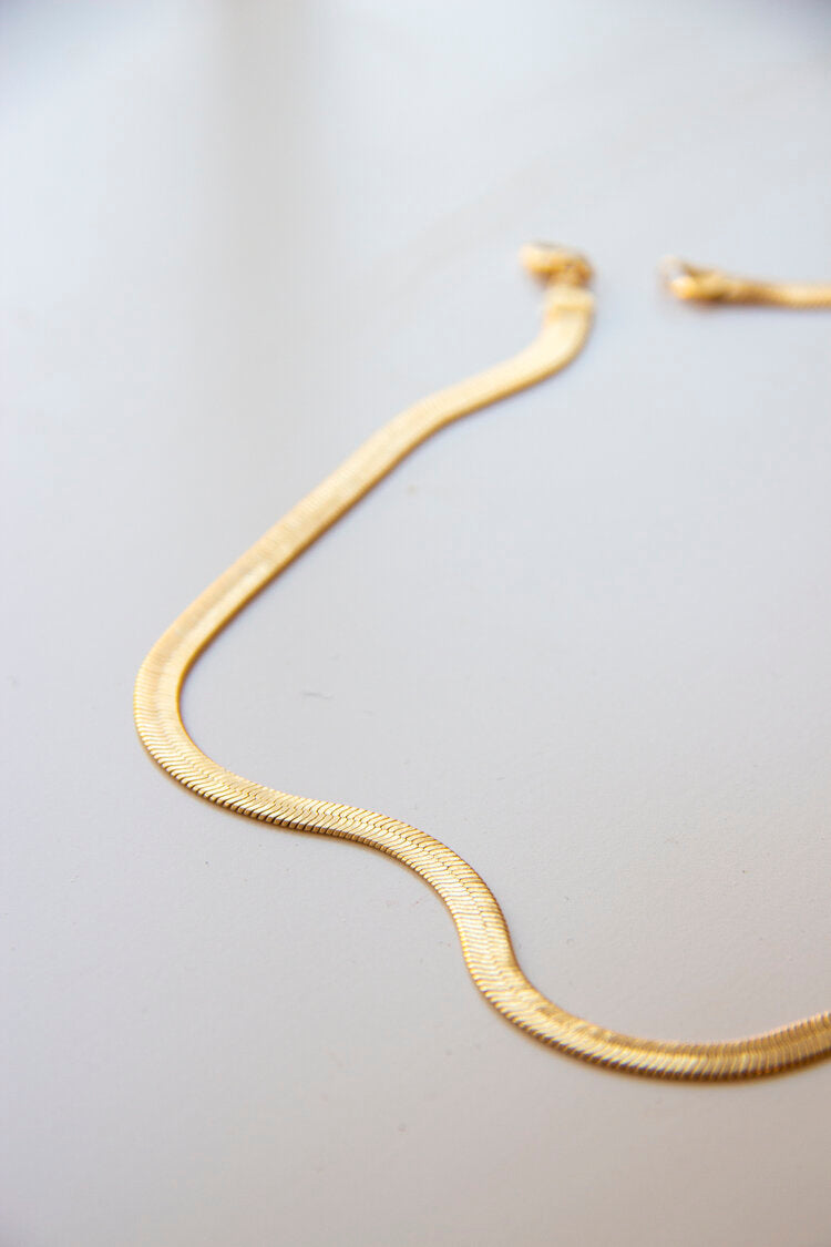 Gold-Filled Herringbone Necklace Necklaces