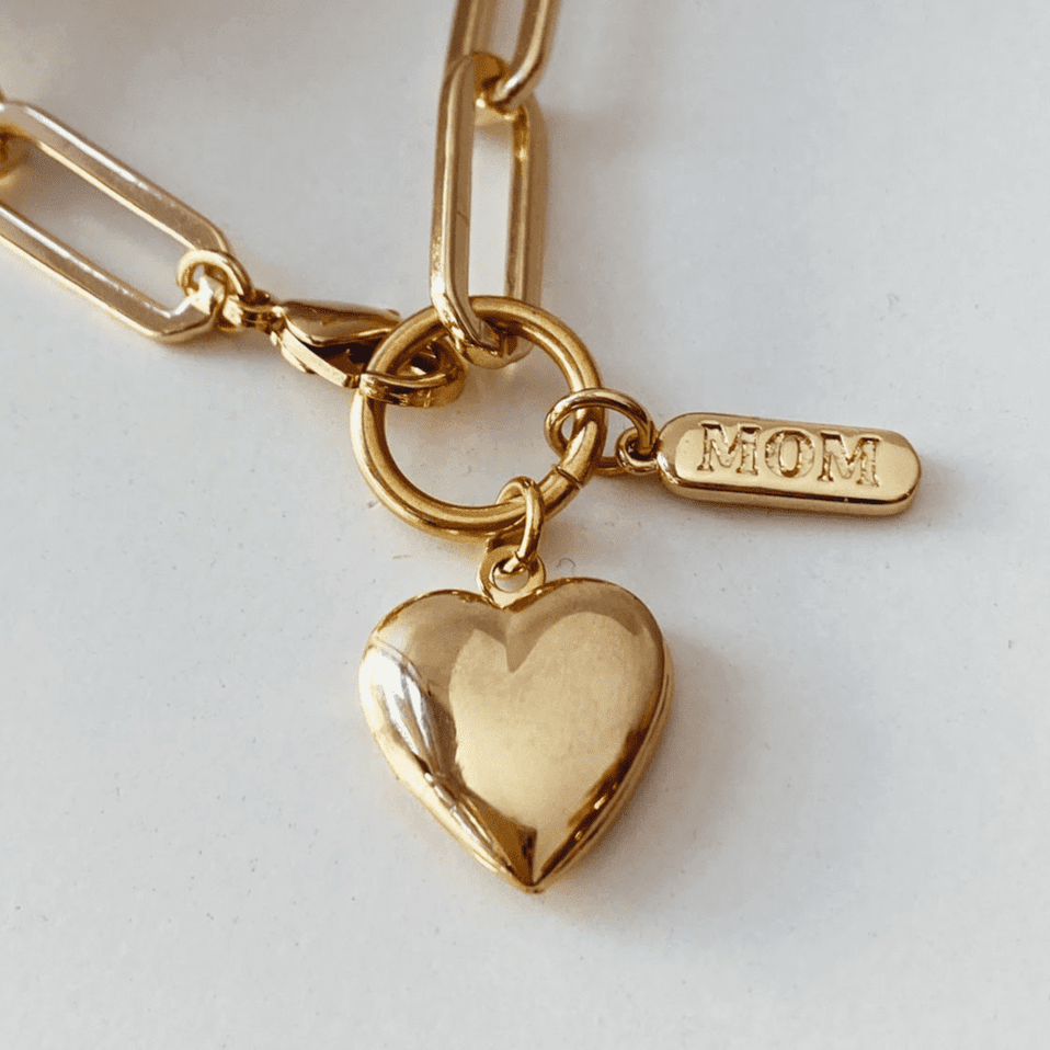 Heart Locket Mom Necklace Necklaces