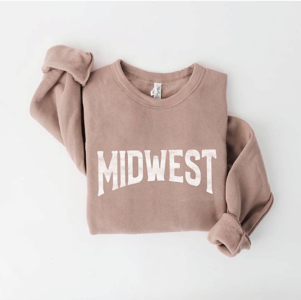 MIDWEST  Sweatshirt: TAN Sweatshirts