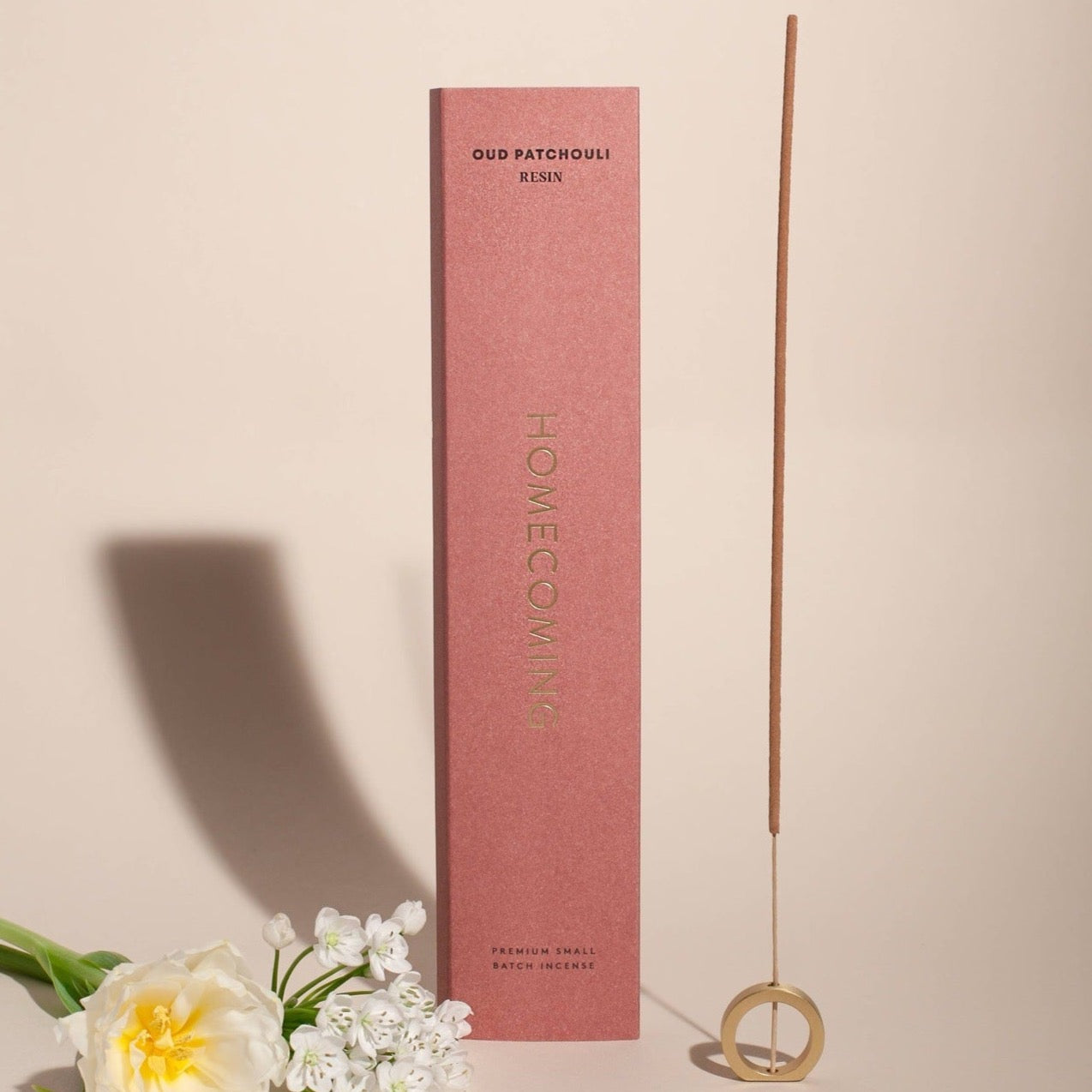 Oud Patchouli Resin Incense Candles + Incense