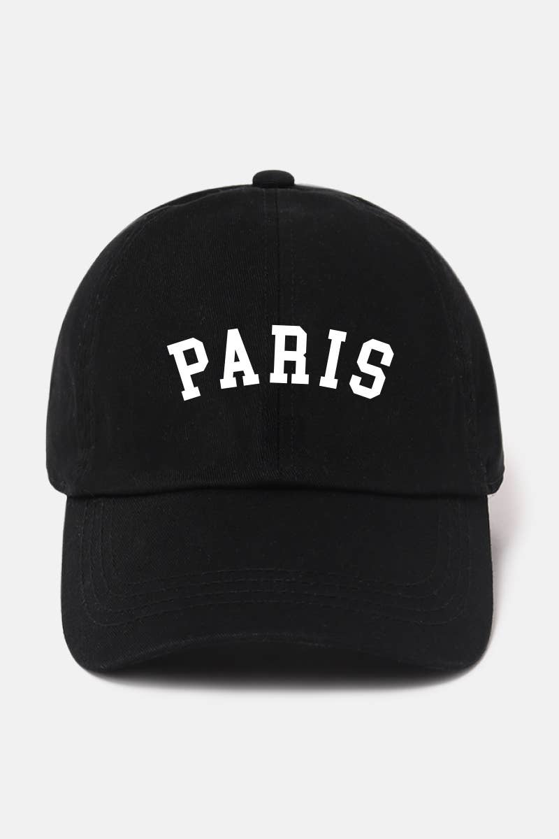 Paris Cotton Hat: Black Hats + Bandanas