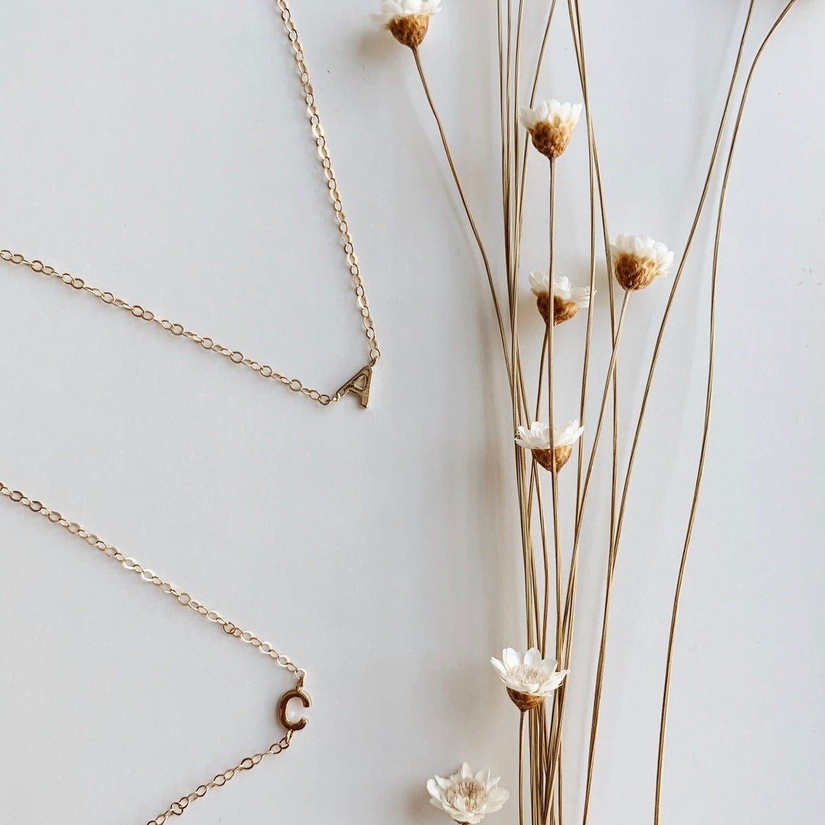 Personalized Mini Initial Necklace // Multiple Necklaces