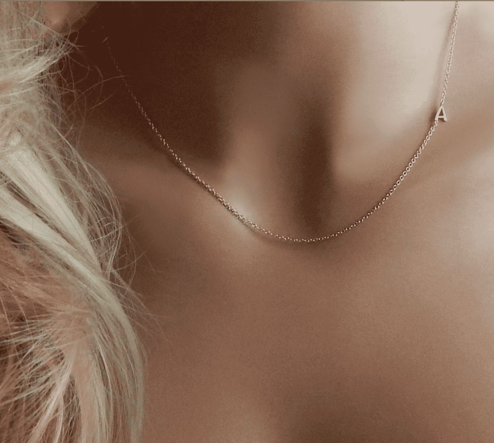 Personalized Single Mini Initial Necklace Necklaces