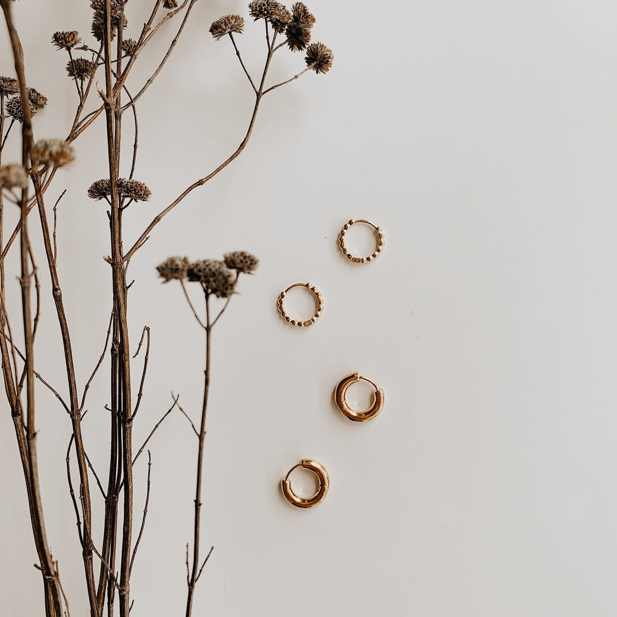 Petite Hoops Earrings