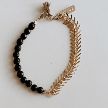 Stone and Chain Bracelet Bracelets + Anklets