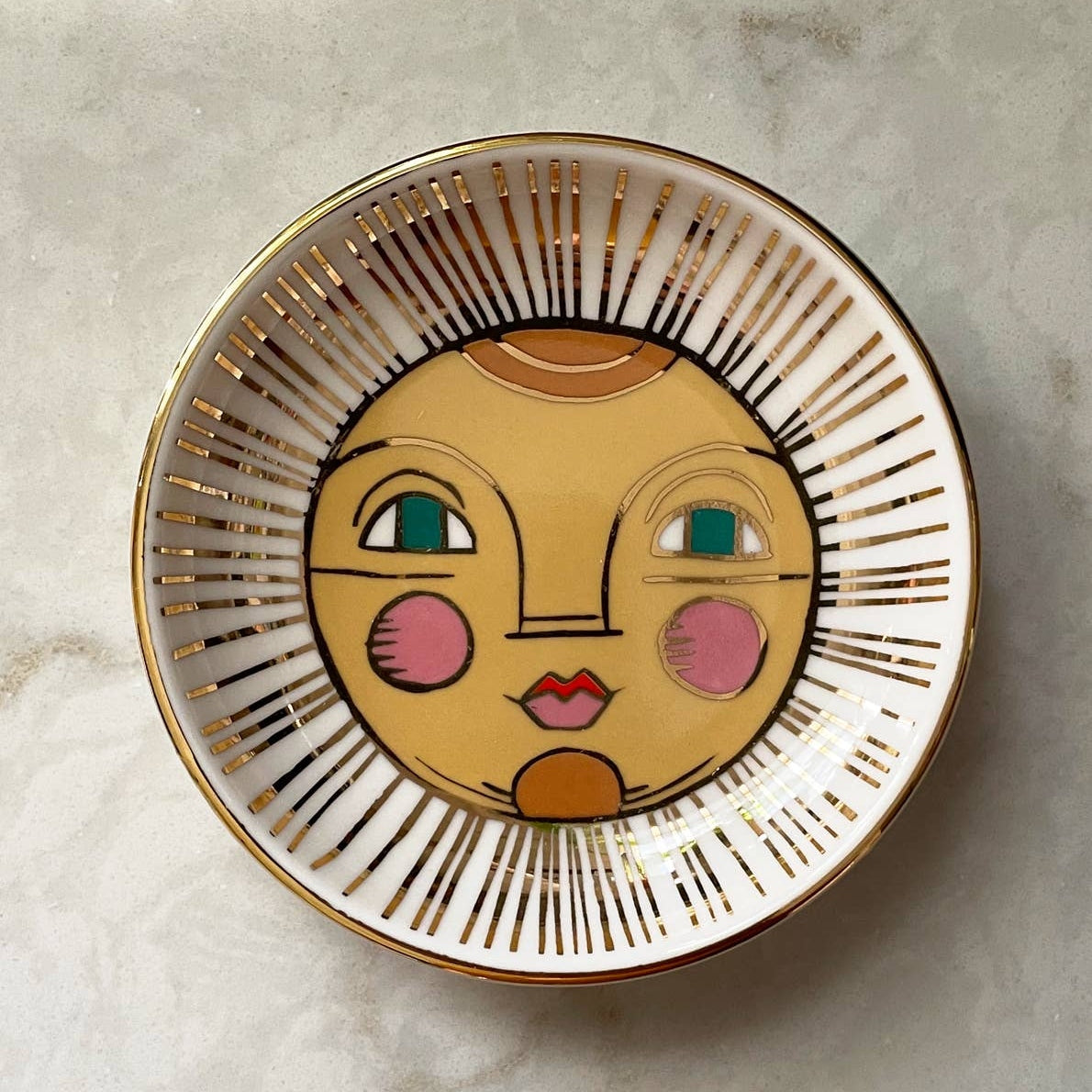 Sun Trinket Dish Home Decor