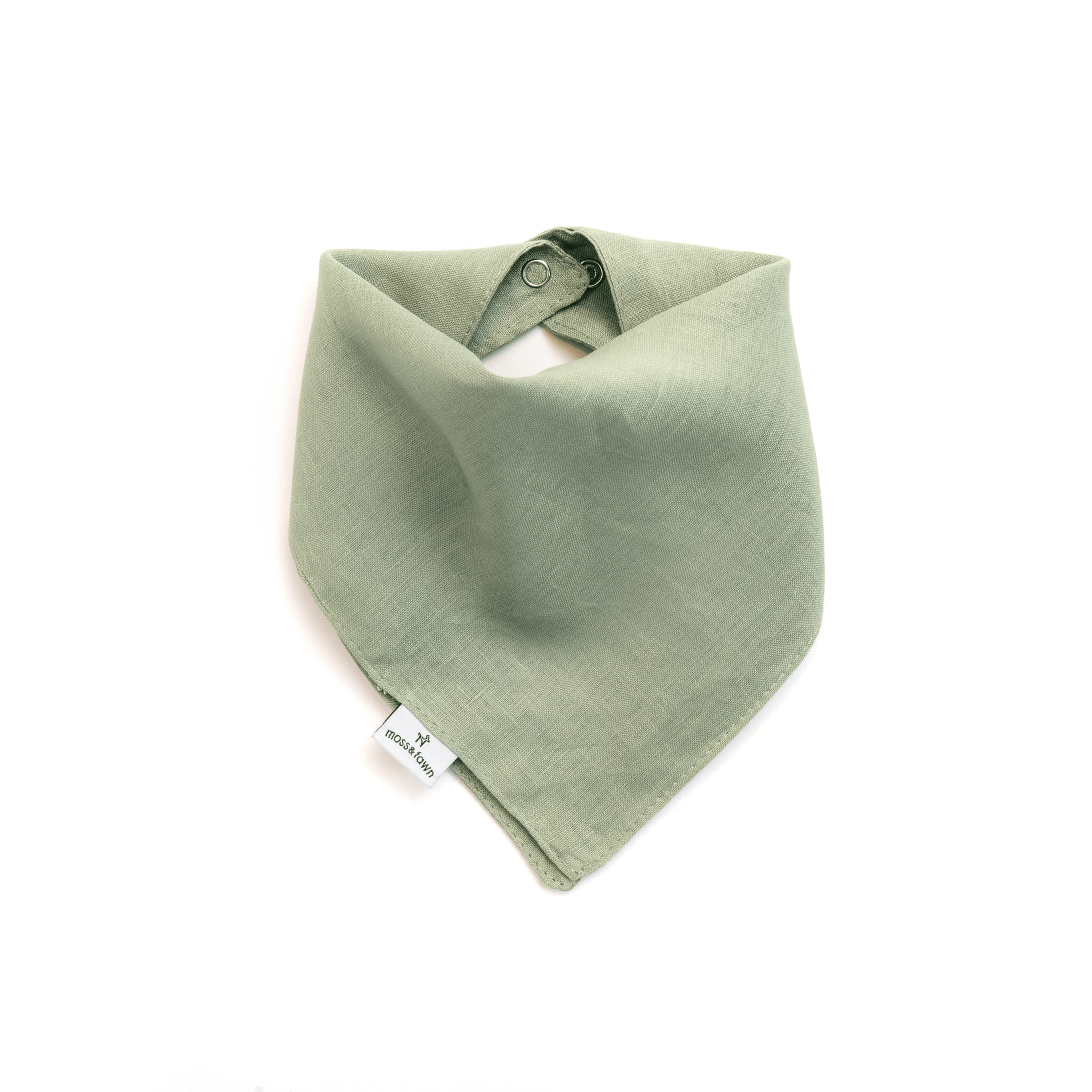 100% Linen Drool Bib Babies + Kids