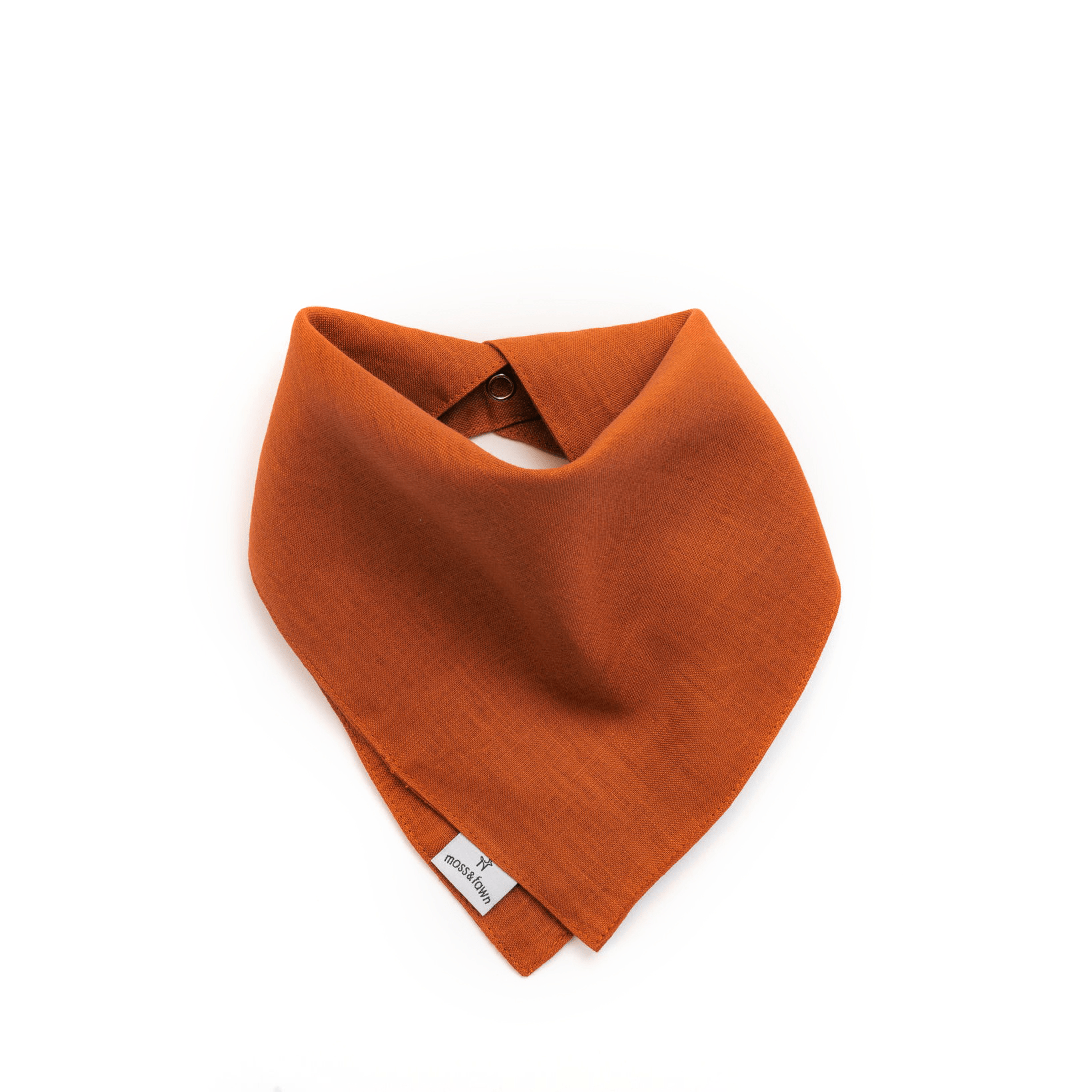 100% Linen Drool Bib Babies + Kids