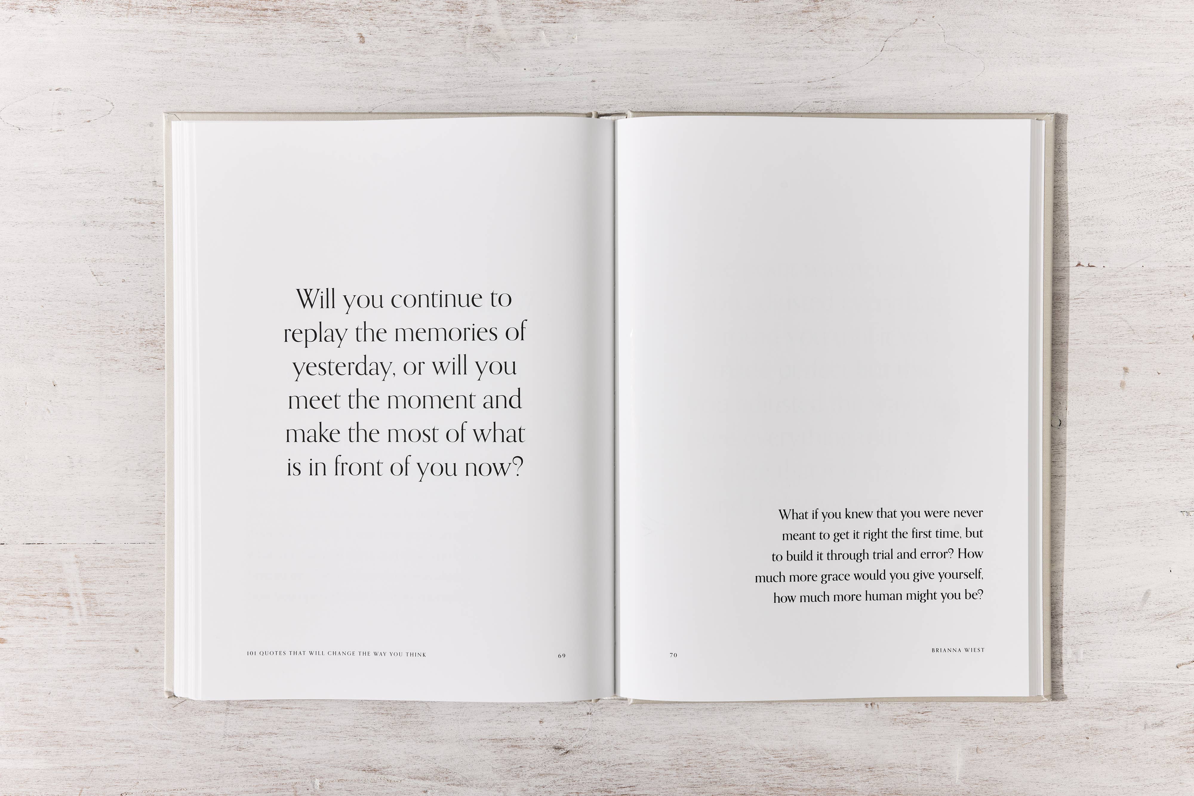 101 Quotes That Will Change The Way You Think - Table Book Books