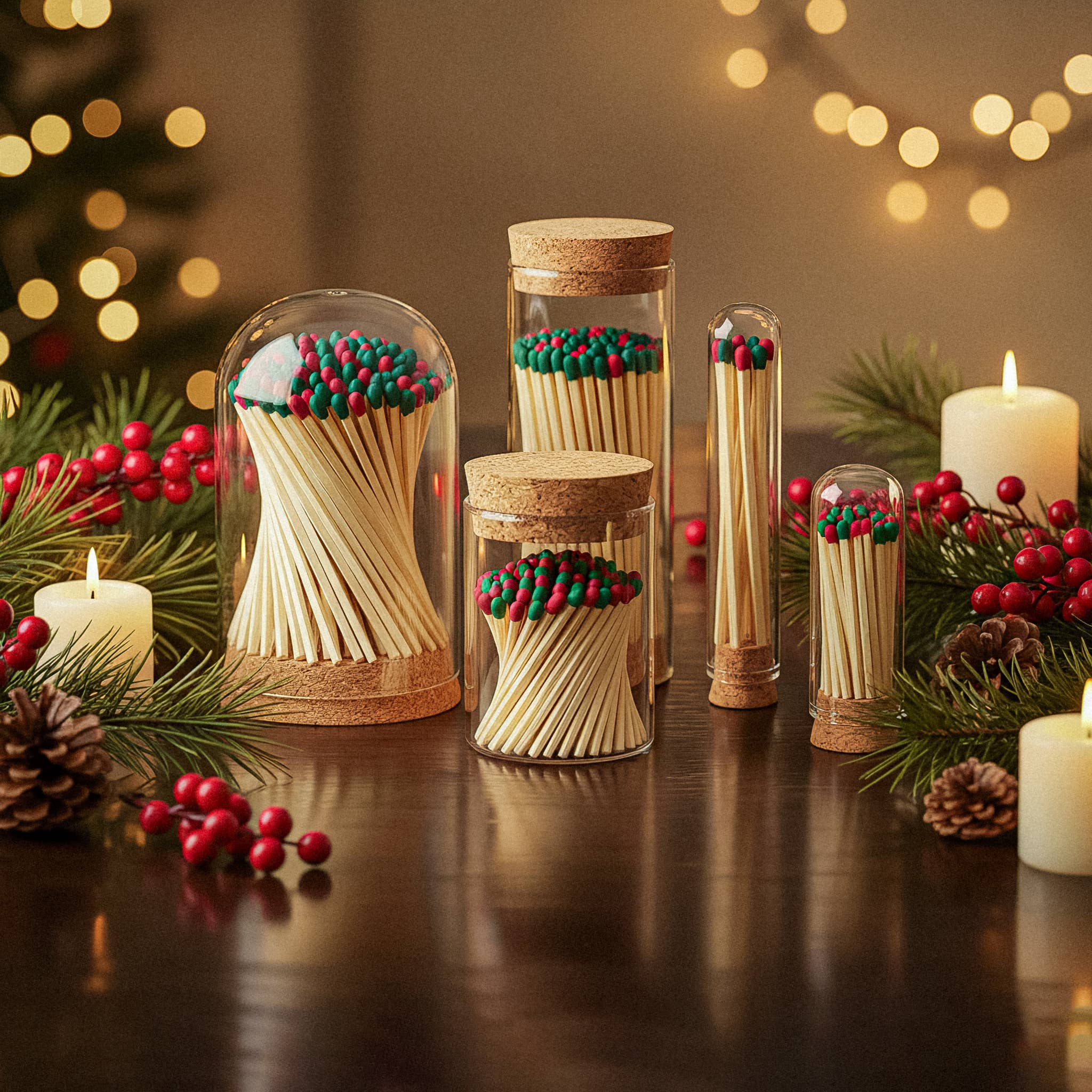 2" Matches + Mini Cloche Matches