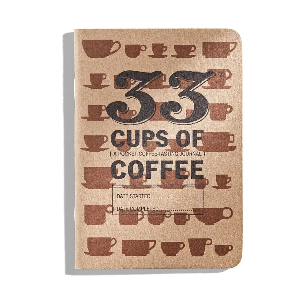 33 Cups Of Coffee Tasting Notebook Notebooks + Journals